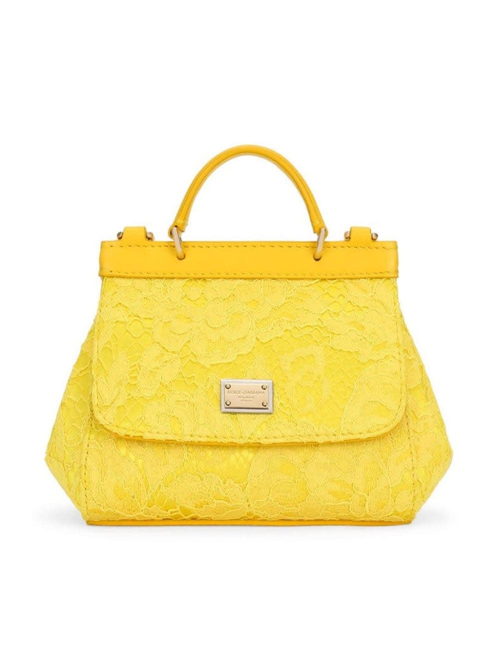 Dolce & Gabbana Yellow Sicily Mini Hand Bag