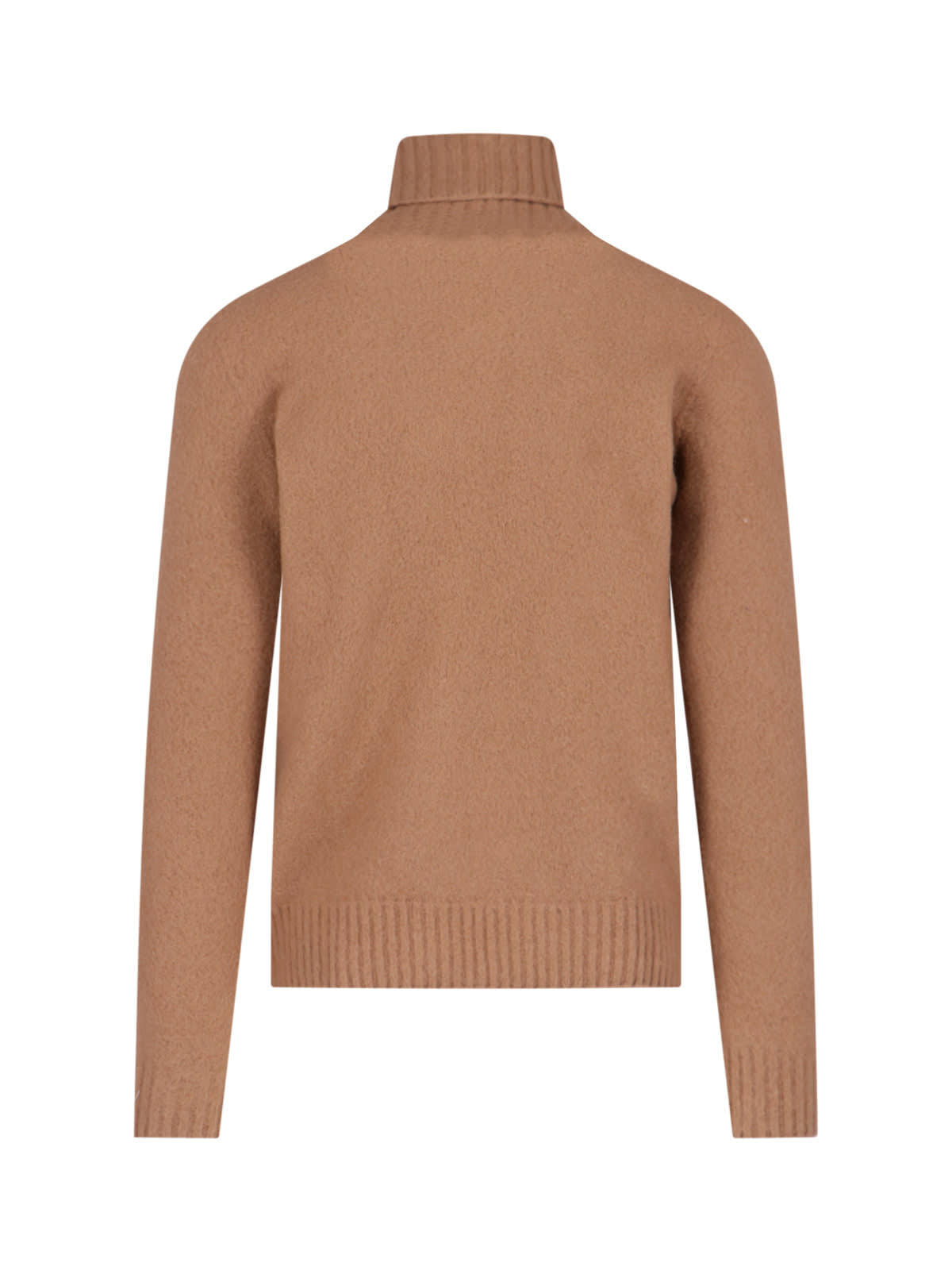 Shop Drumohr High Neck Sweater In Brown