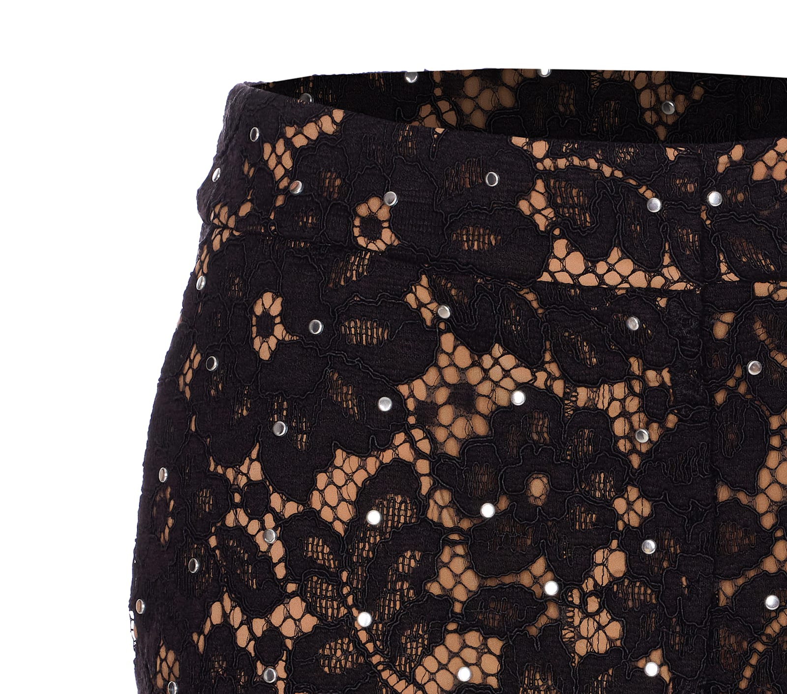 Michael Michael Kors Lace Skirt In Black