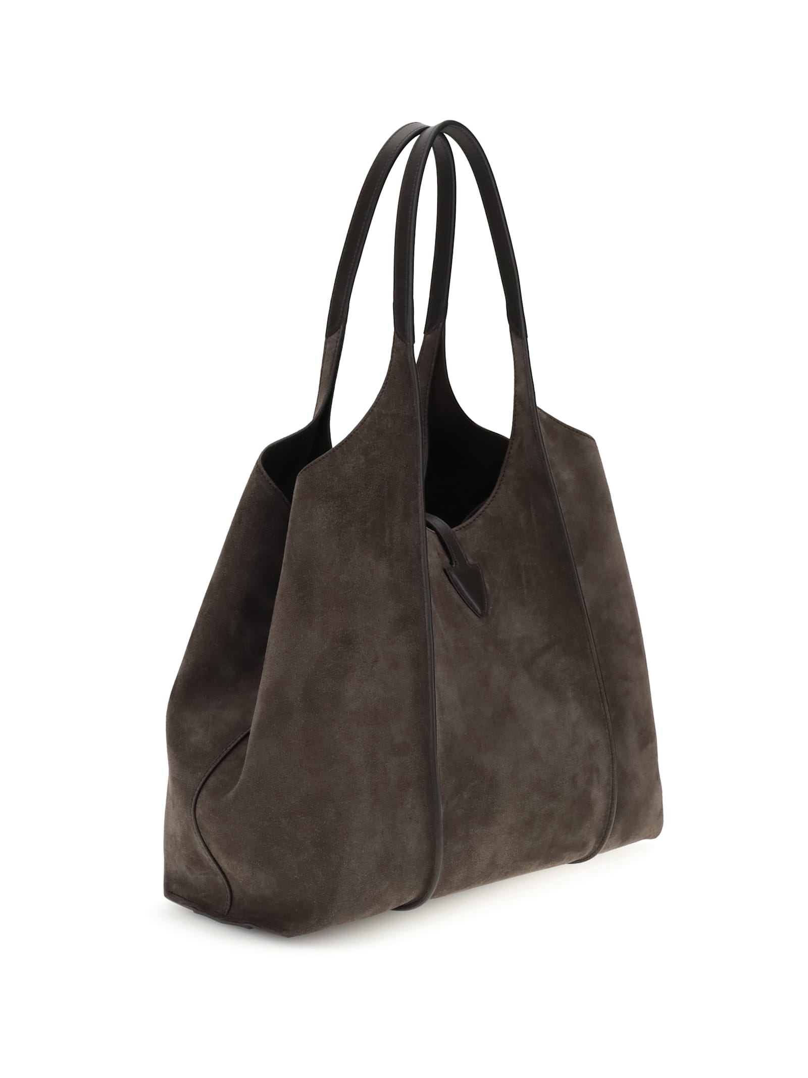 Tod's T Timeless Shopping Bag In Suede Medium