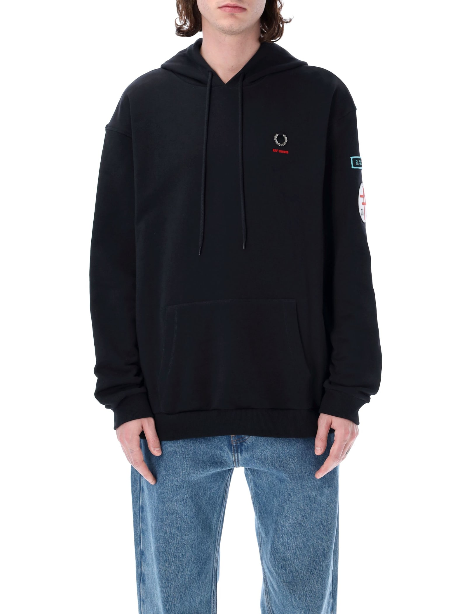 Fred Perry by Raf Simons Patched Overhead Hoody