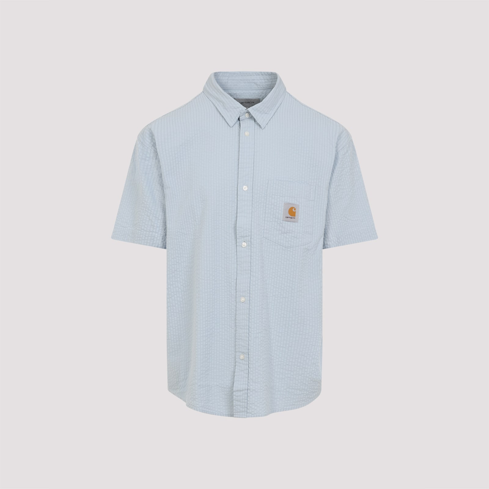 Carhartt Short Sleeves Toland Shirt In Blue