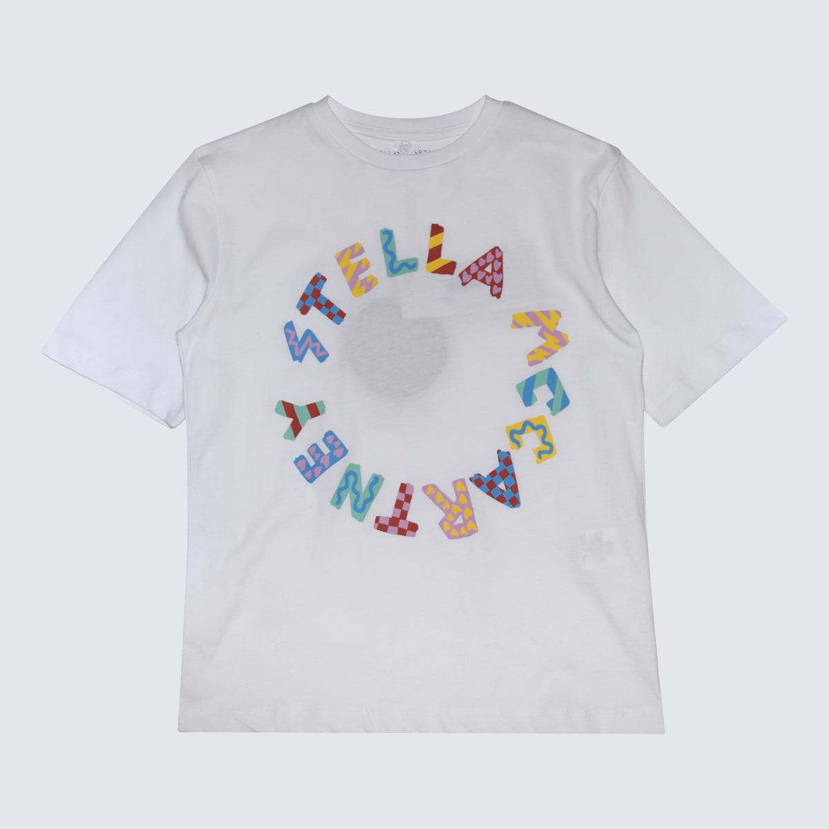 Stella Mccartney Kids' White Multicolour Cotton T-shirt
