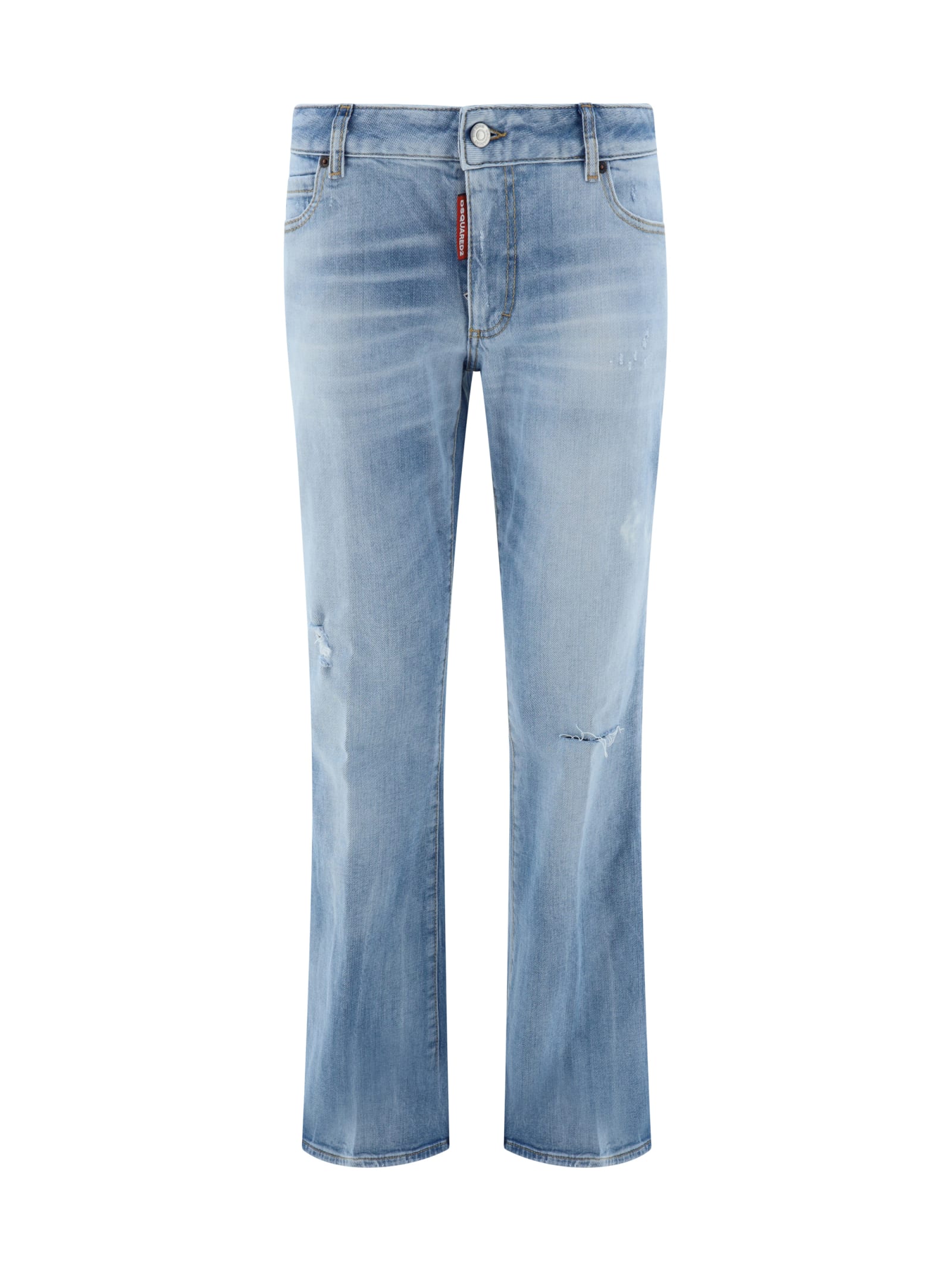 Dsquared2 Flared Leg Buttoned Jeans