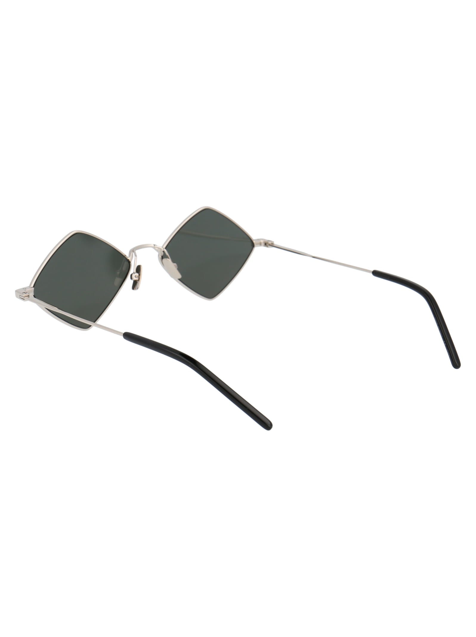 Shop Saint Laurent Sl 302 Lisa Sunglasses In 001 Silver Silver Grey