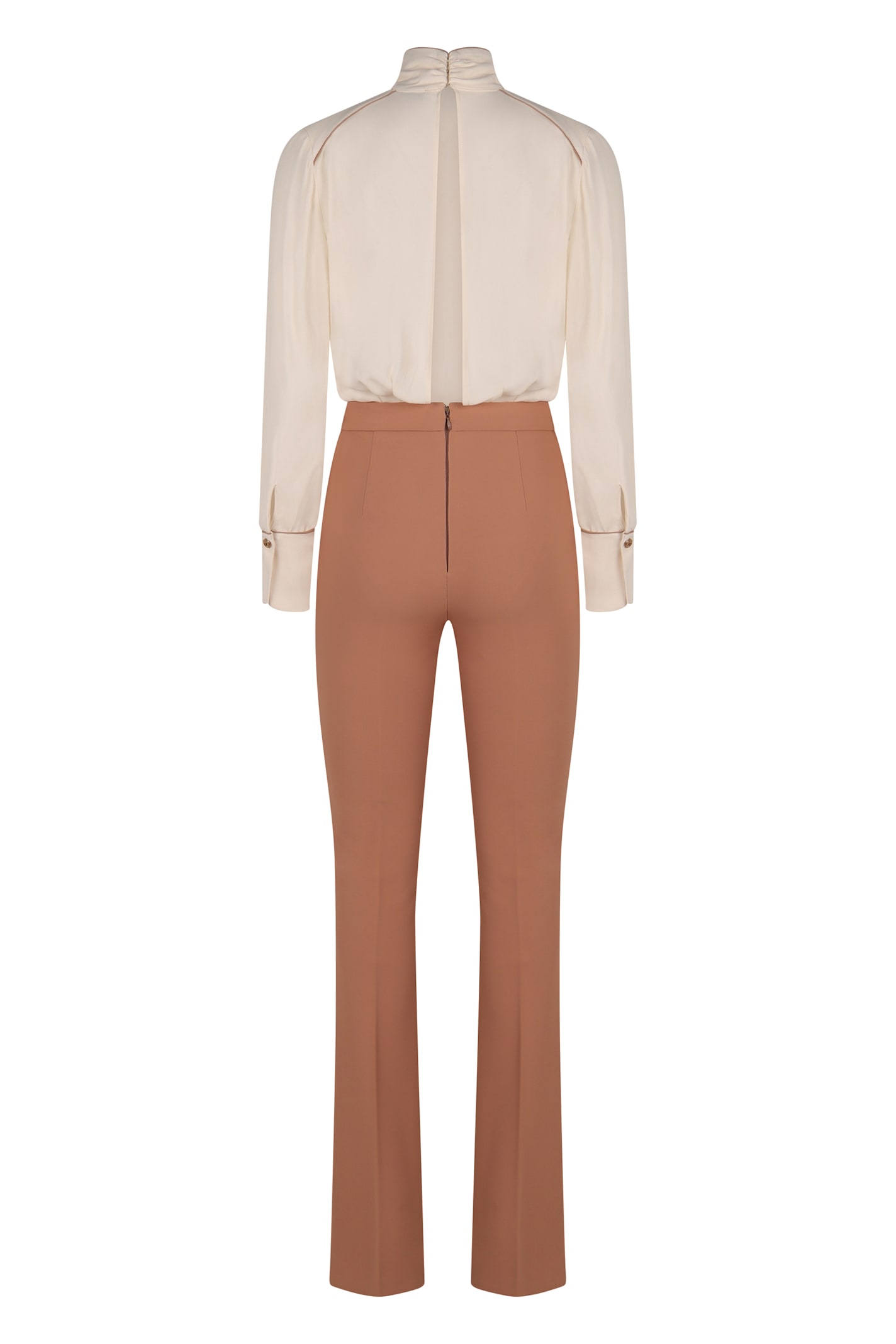 Elisabetta Franchi Spaghetti Strap Jumpsuit In Pink