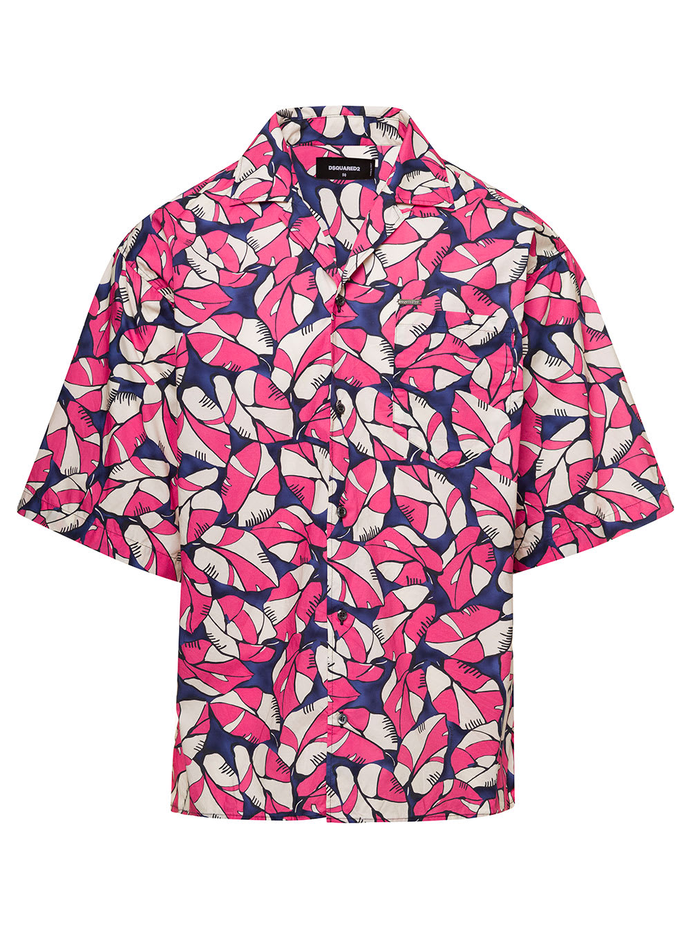 Dsquared2 Bowling Dropped Shoulder Shirt In Pink
