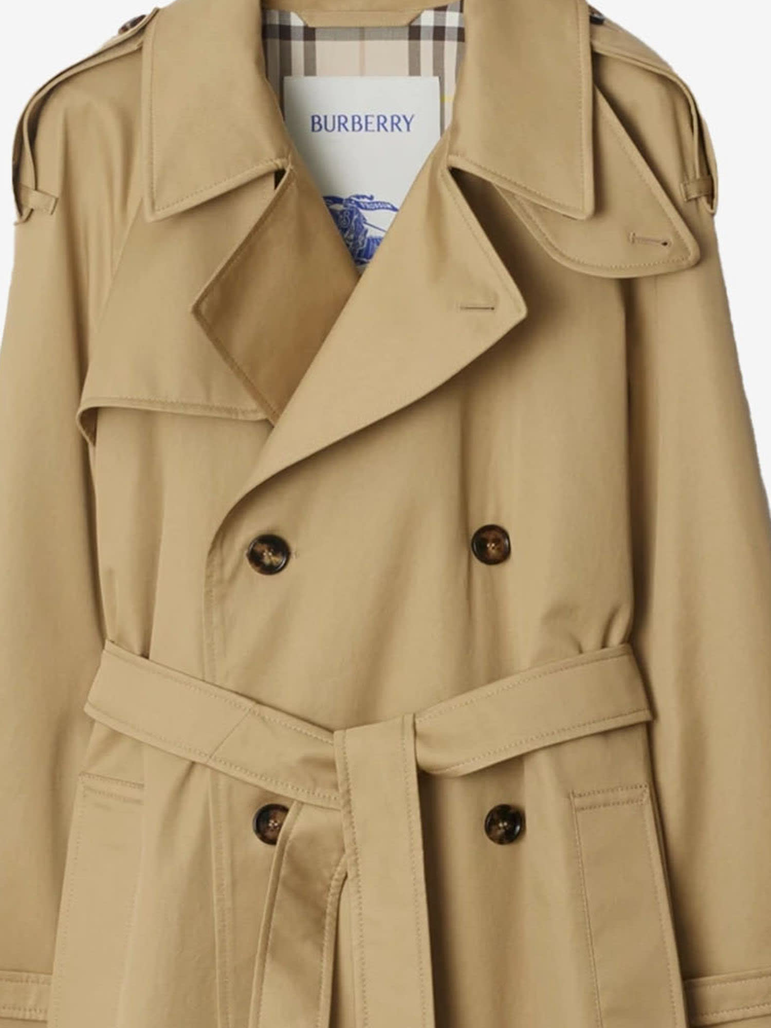 BURBERRY CASTELFORD LONG TRENCH COAT