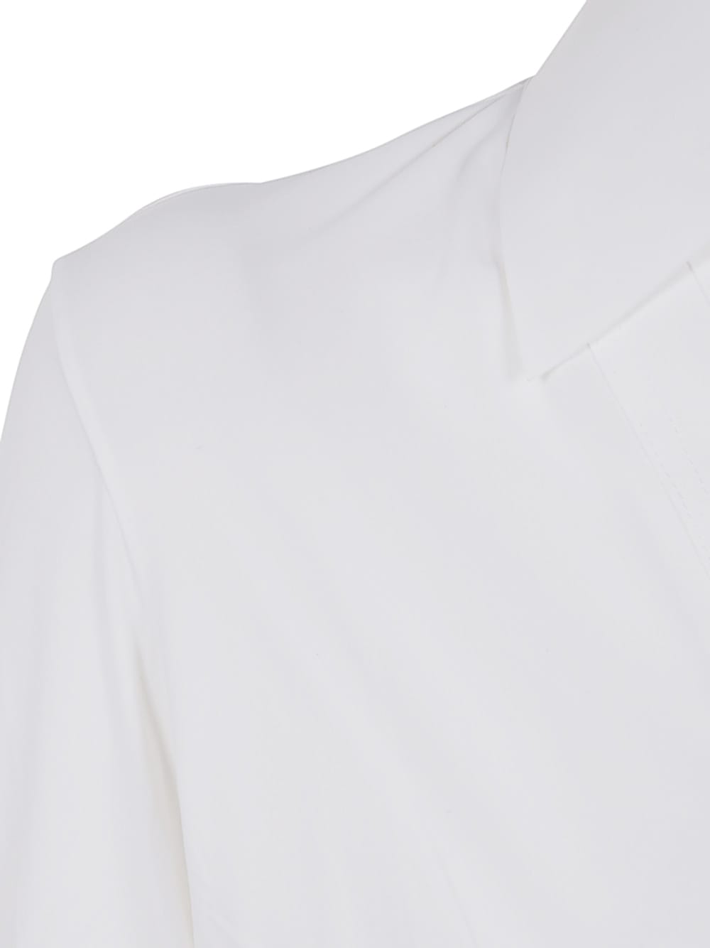 Shop La Petit Robe Di Chiara Boni Atena Slim Shirt Jersey In White