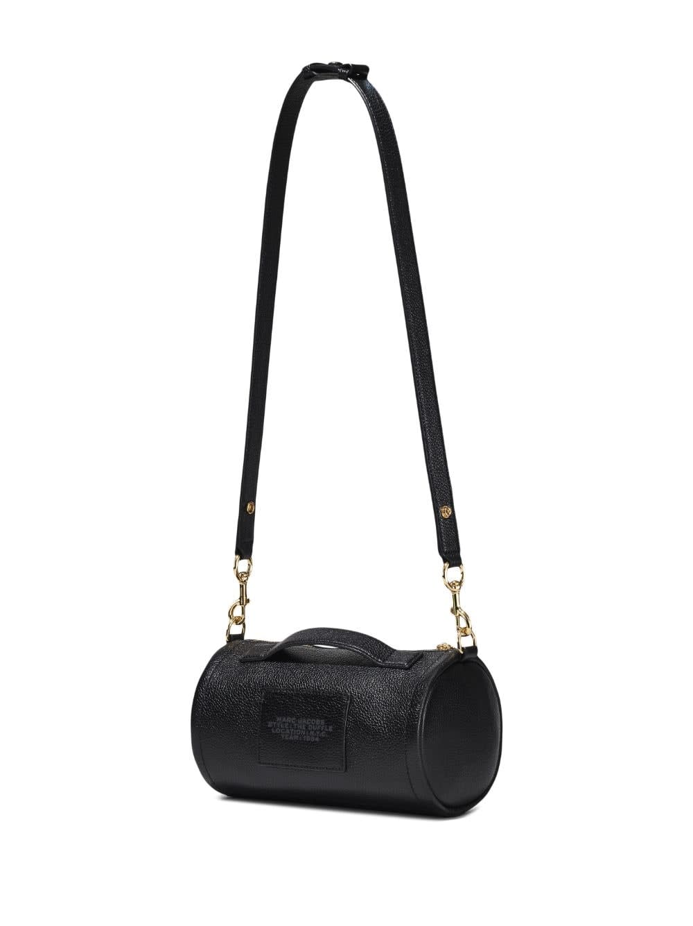 Shop Marc Jacobs The Leather Duffle Bag In Black