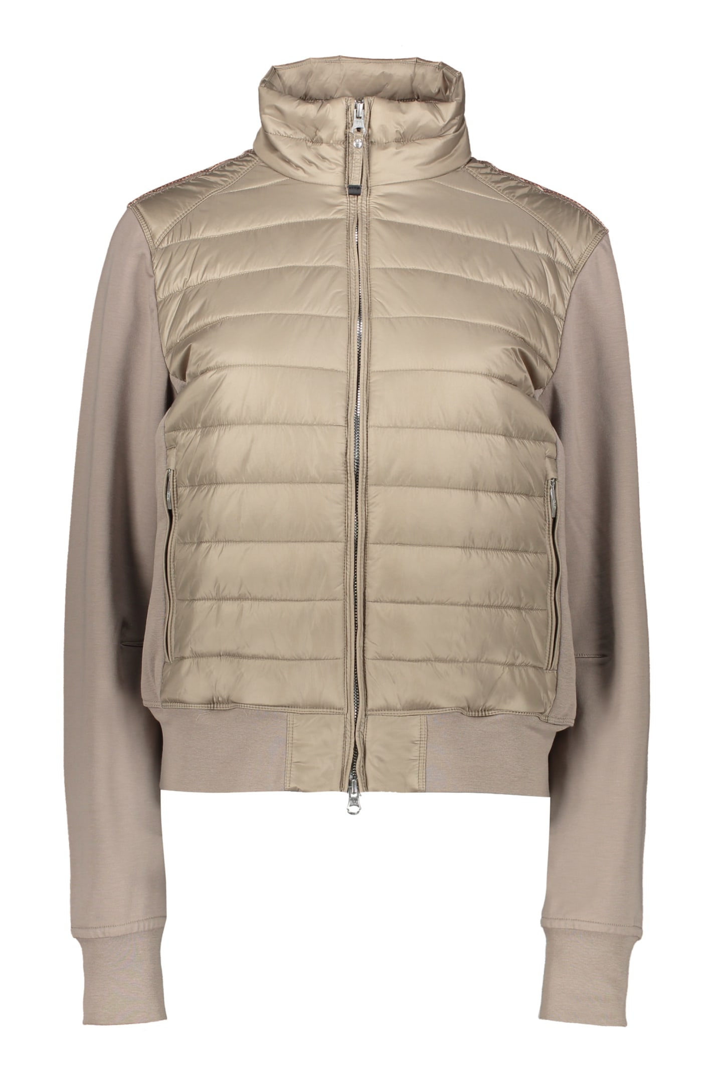 Parajumpers Rosy Techno Fabric Padded Jacket In Turtledove