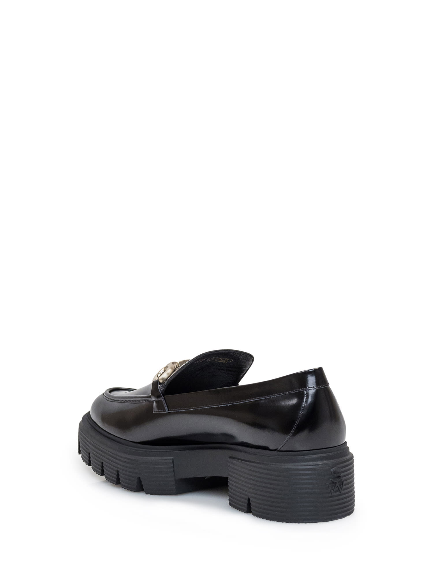 Shop Stuart Weitzman Nolita Sw Signature Loafer In Black