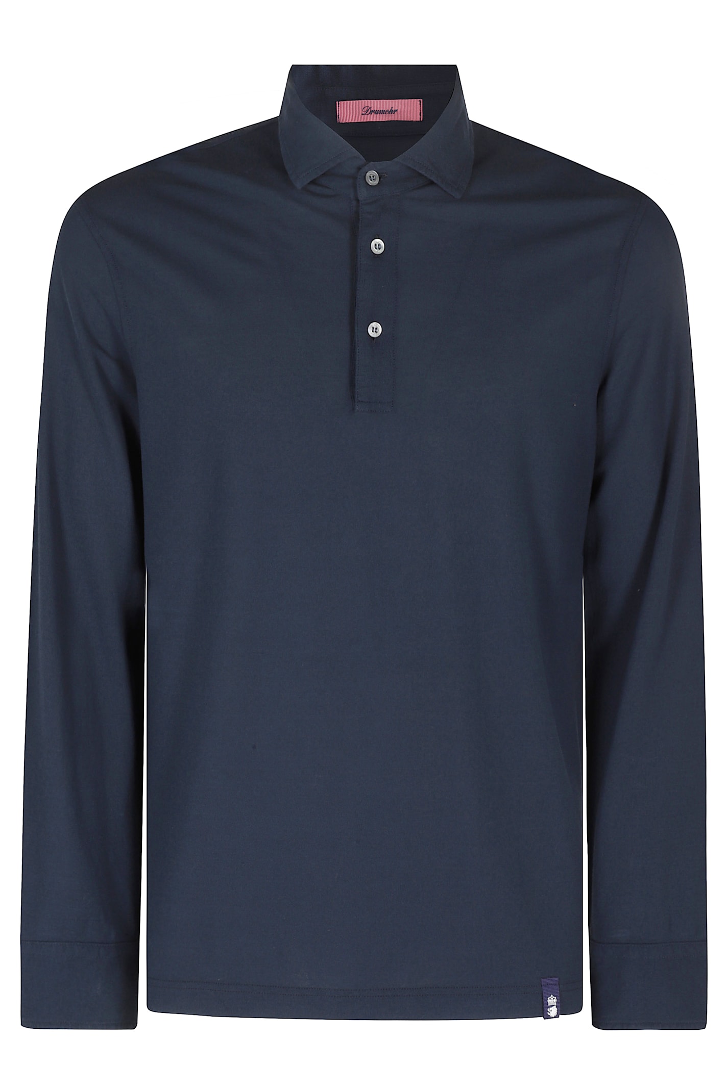 Drumohr Polo ml Ice Cotton In Blue