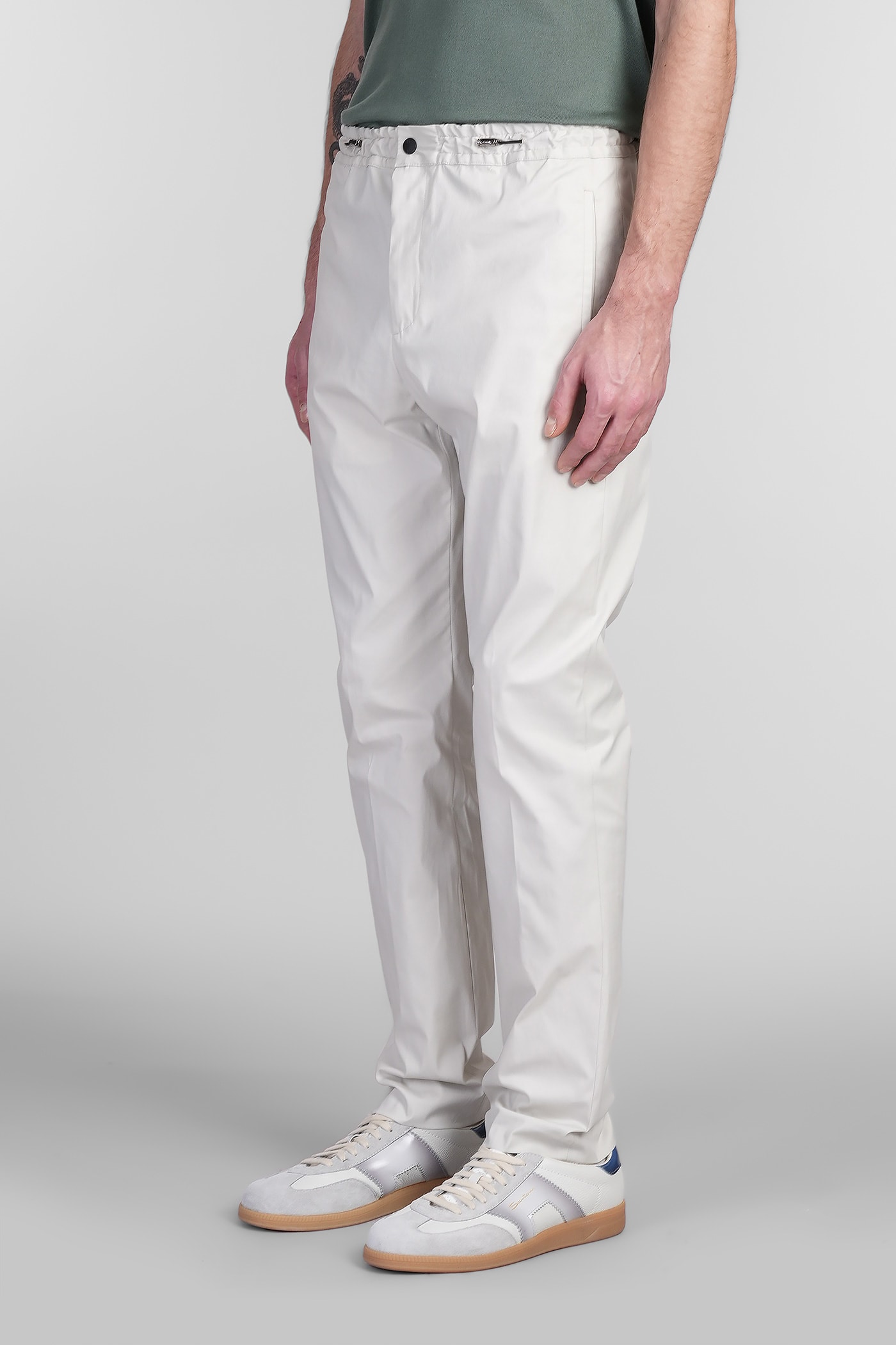 Pt Torino Nu15 Pants In Grey Cotton In Grey