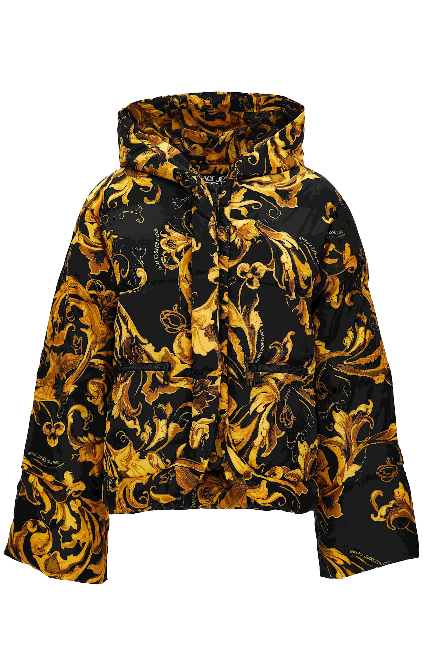 Versace Jeans Couture Womens Down Jacket In Black