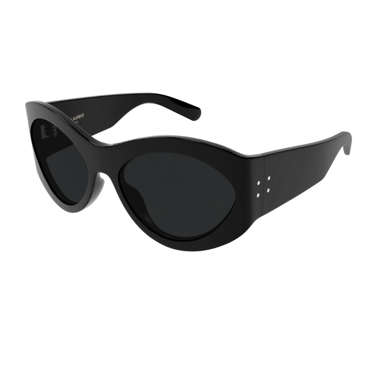 Saint Laurent Sl 854 Linea Sl Logo 001 Black Sunglasses In Black
