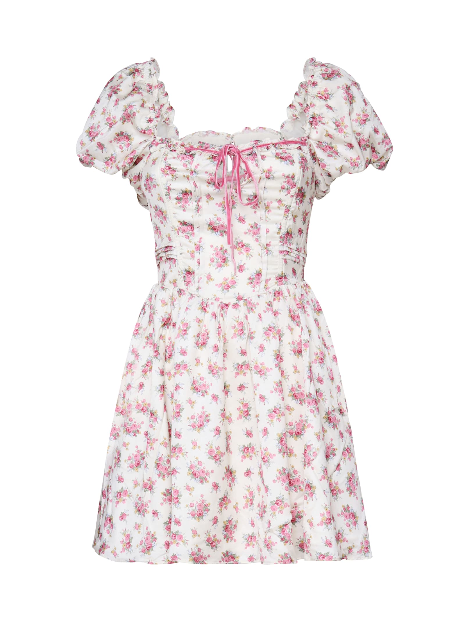 Shop For Love &amp; Lemons Etienne Mini Dress In Pink