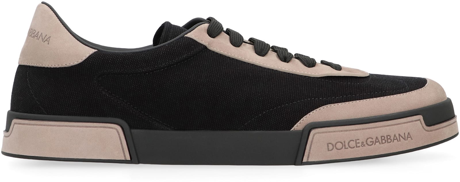 Dolce & Gabbana Low-top Sneakers Portofino Yacht Style In Black