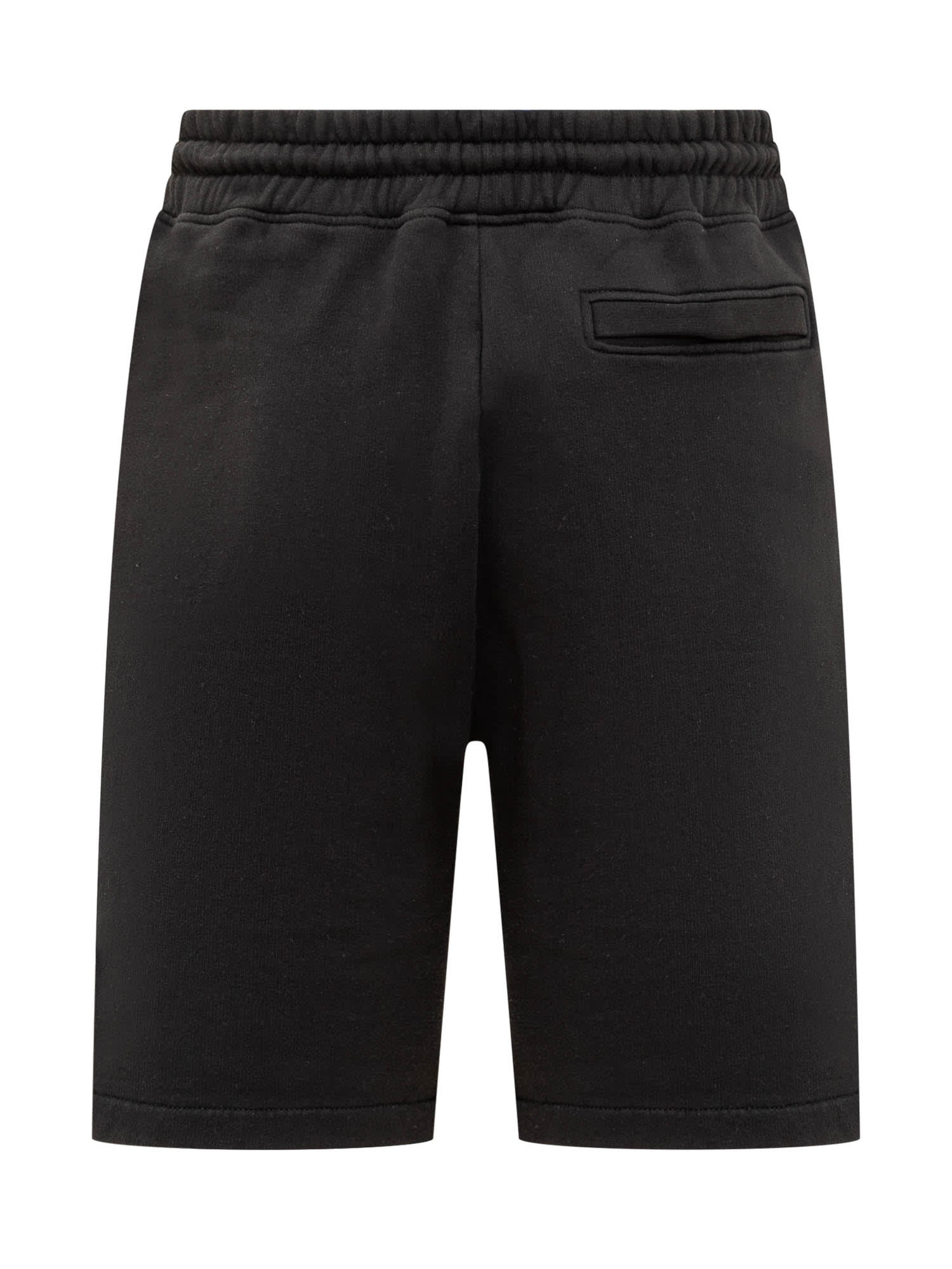 Marcelo Burlon County Of Milan Marcelo Burlon Cotton Basket Shorts In Black