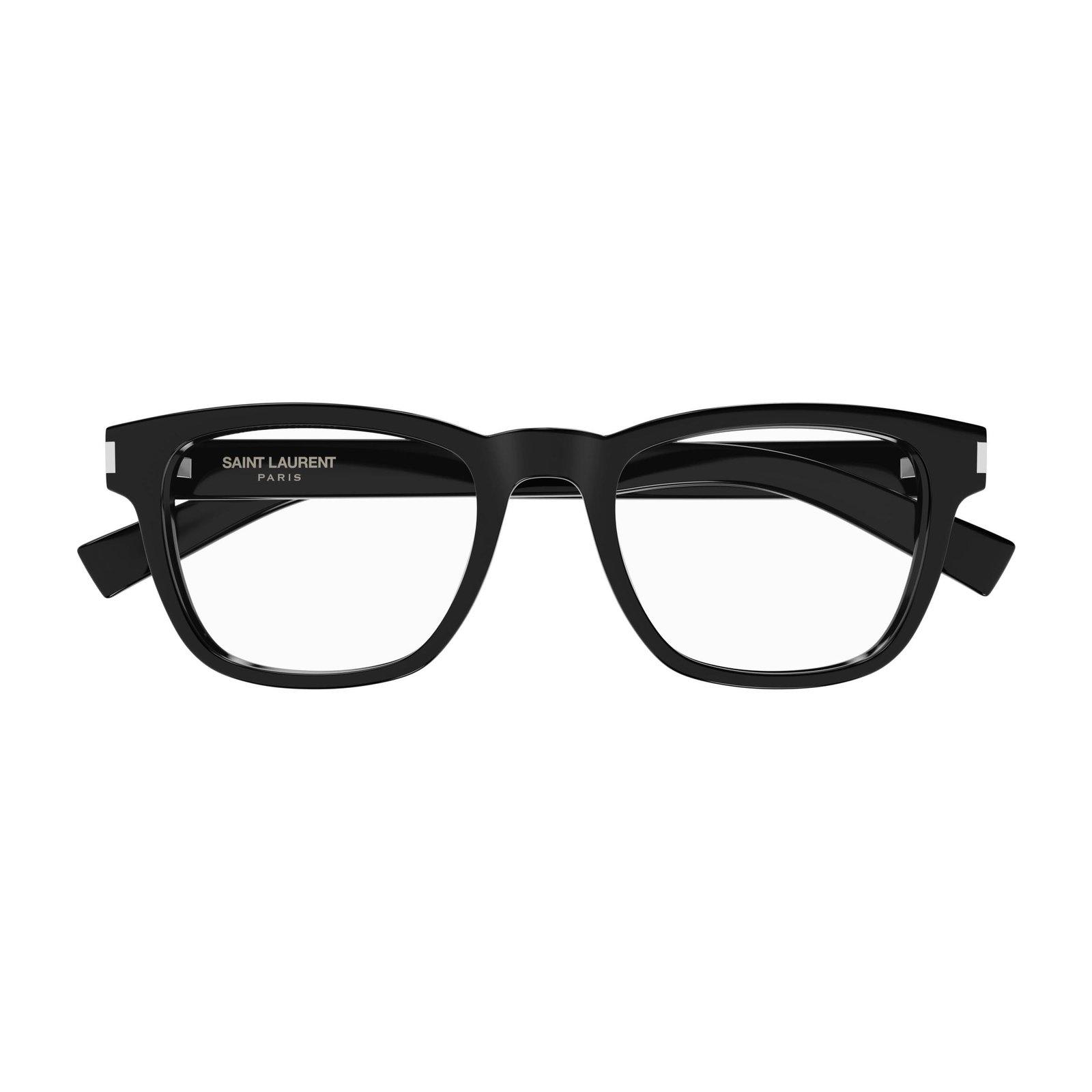 SAINT LAURENT SQUARE FRAME GLASSES 