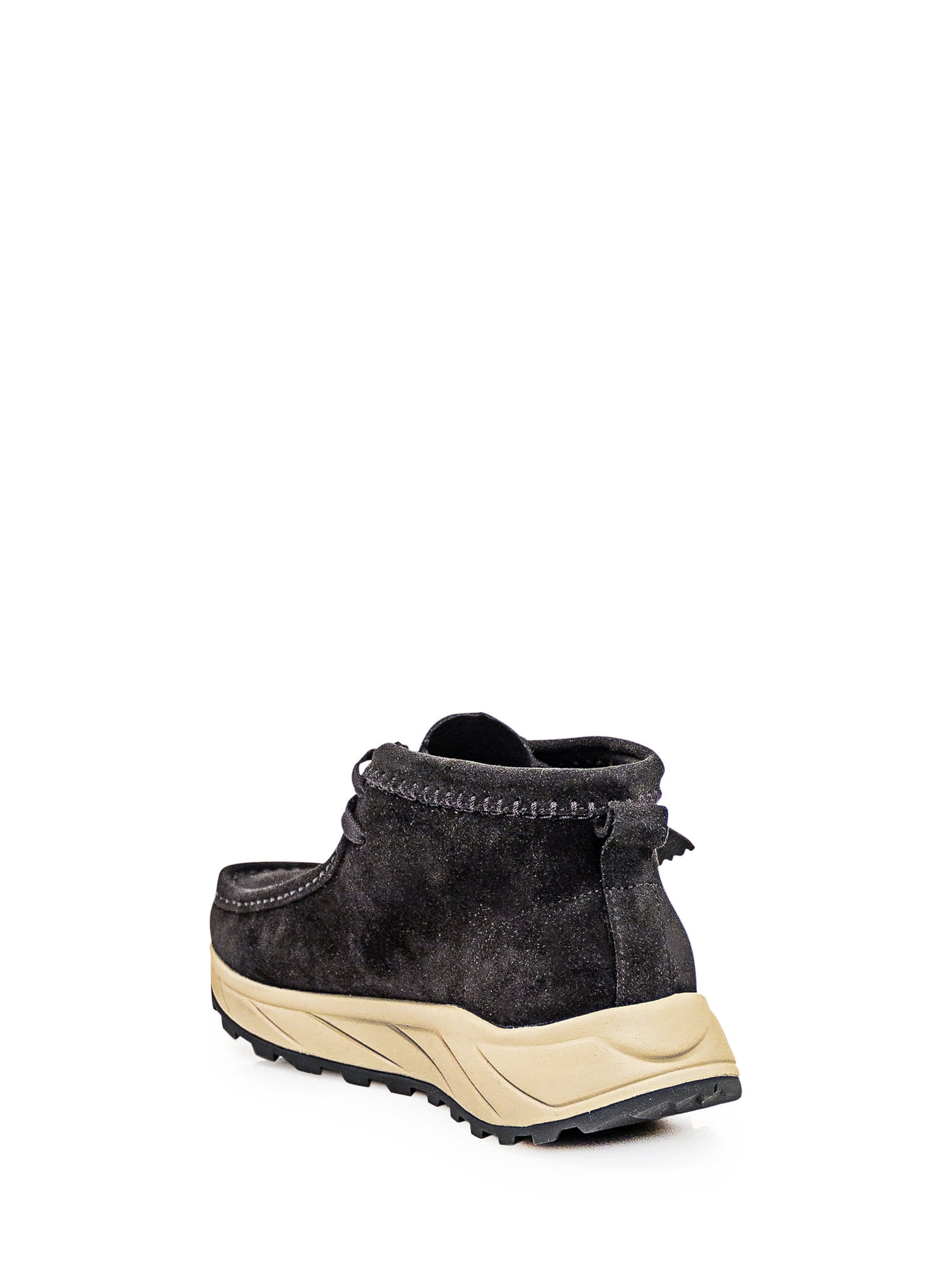 Shop Clarks Wallabee Boots In Black