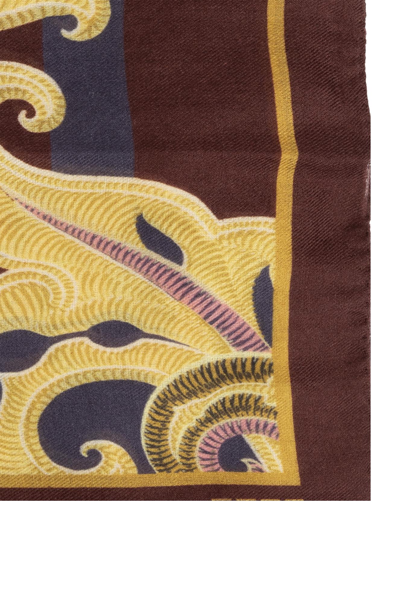 Shop Etro Scarf With Decorative Pattern