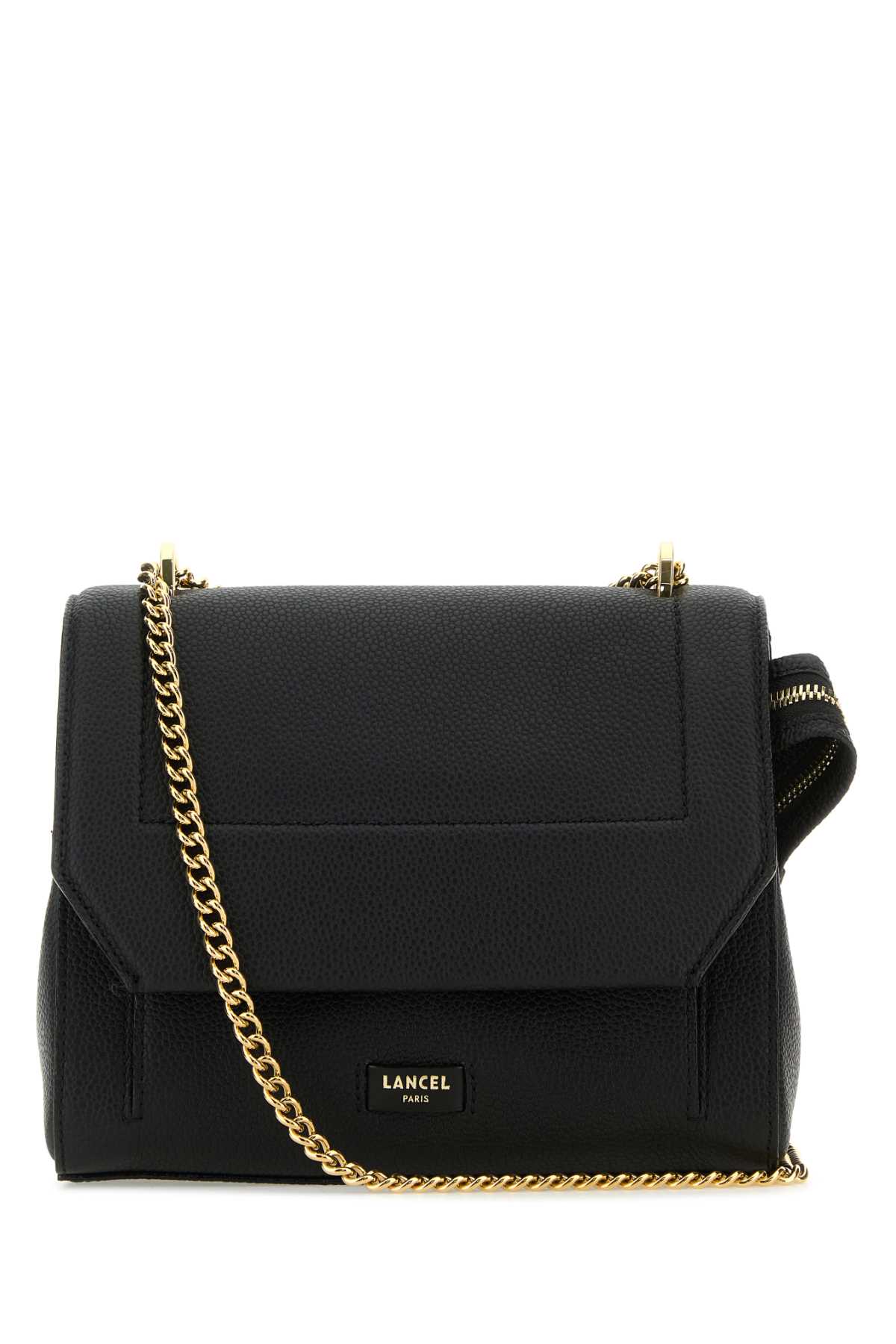 Black Leather Ninon Handbag