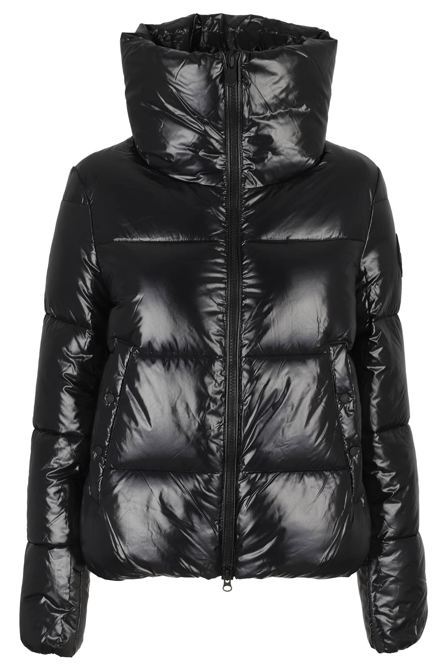 Save The Duck Moma Padded Short Jacket In Black