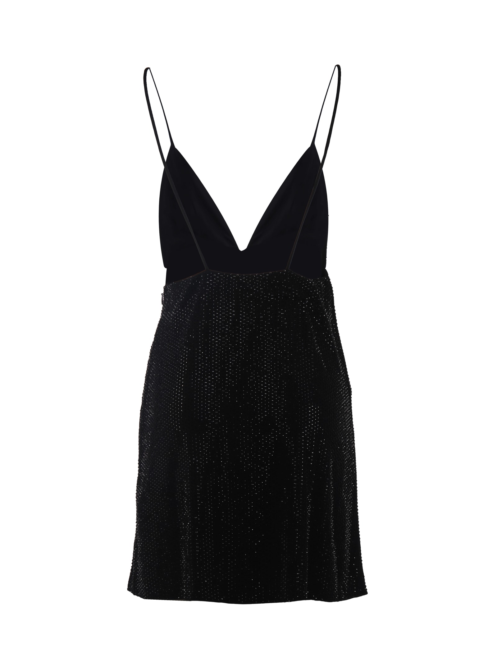 Shop Dsquared2 Mini Dress Sparkling In Black