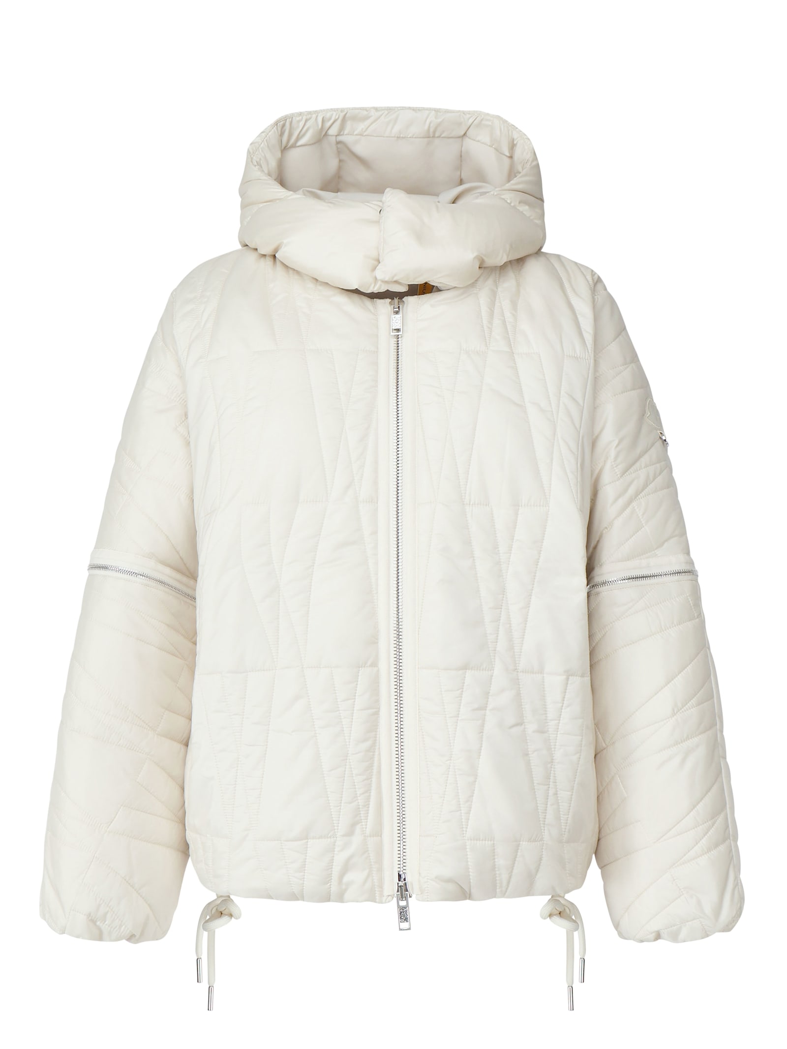 Moncler Genius Haissa 2-in-1 Moncler X Willow Smith Short Down Jacket In White