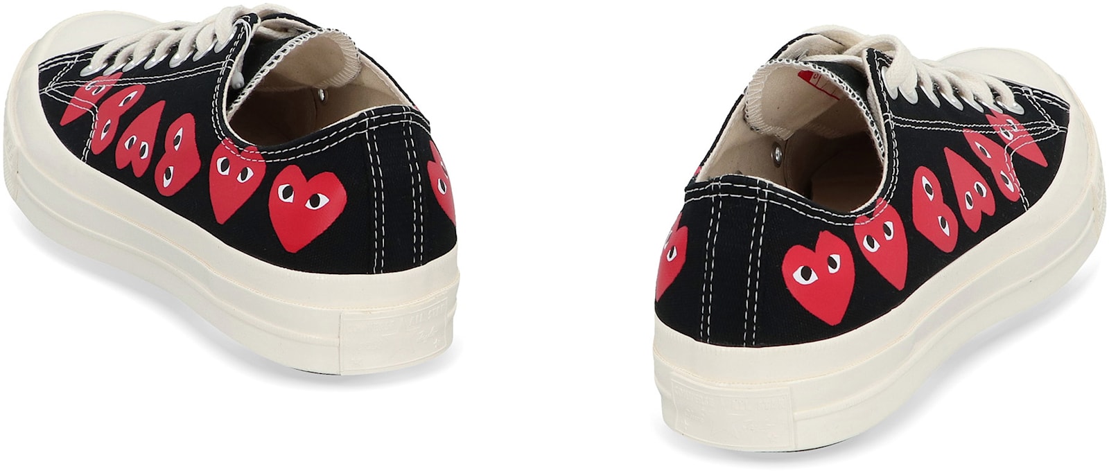 Comme Des Garçons Play Converse X Cdg Sneakers In Black