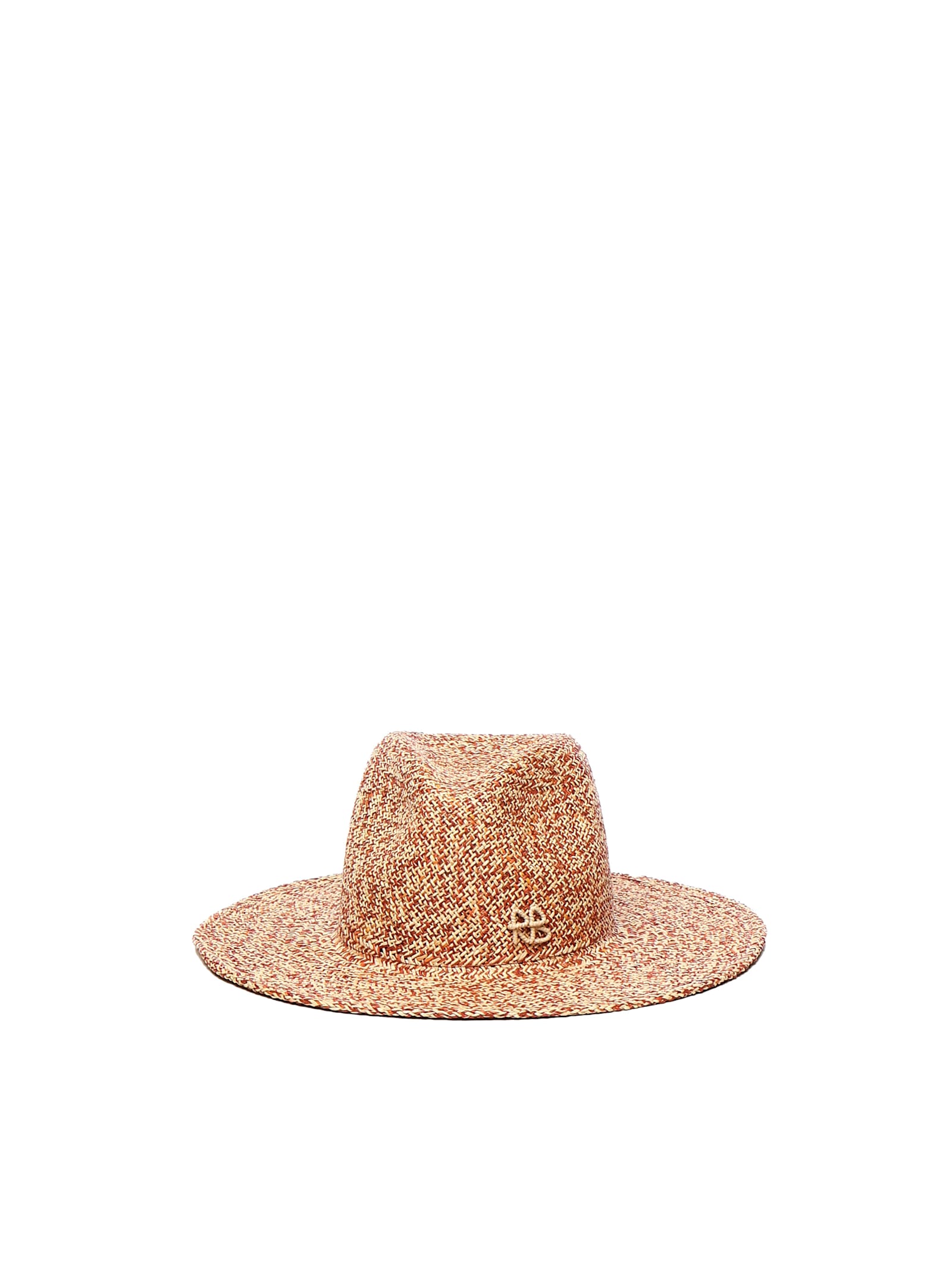 Straw Fedora With Logo