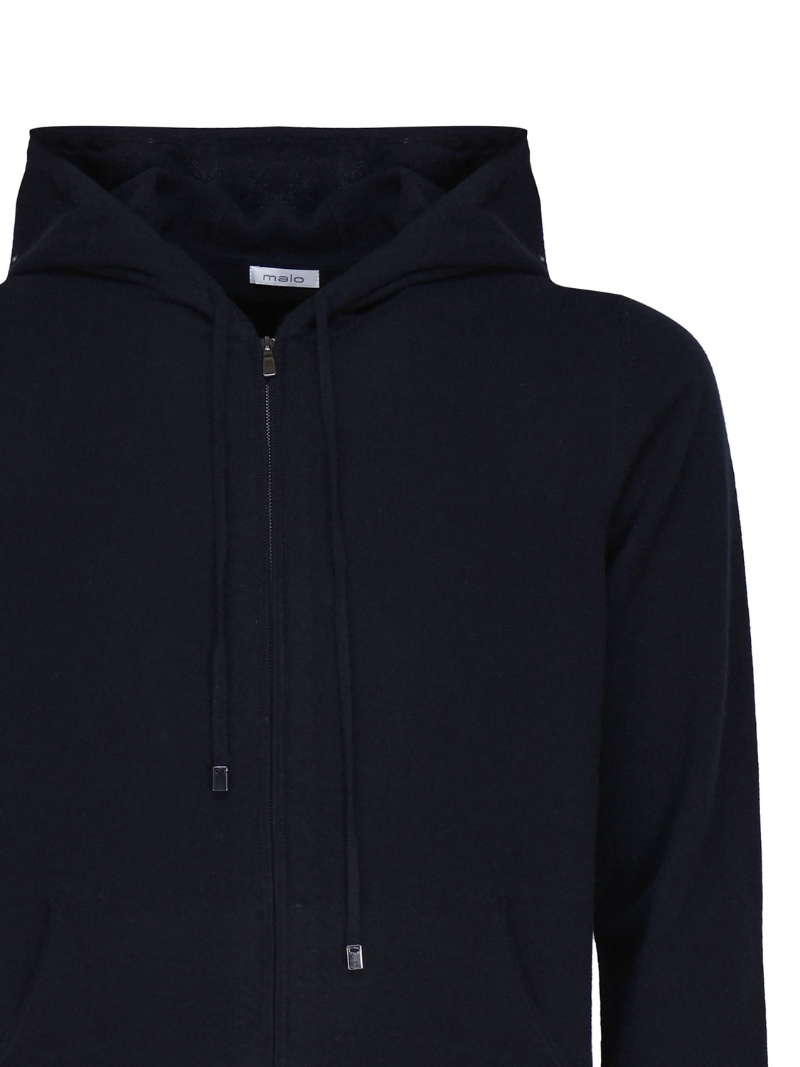 Shop Malo Cashmere Bomber Jacket In Black