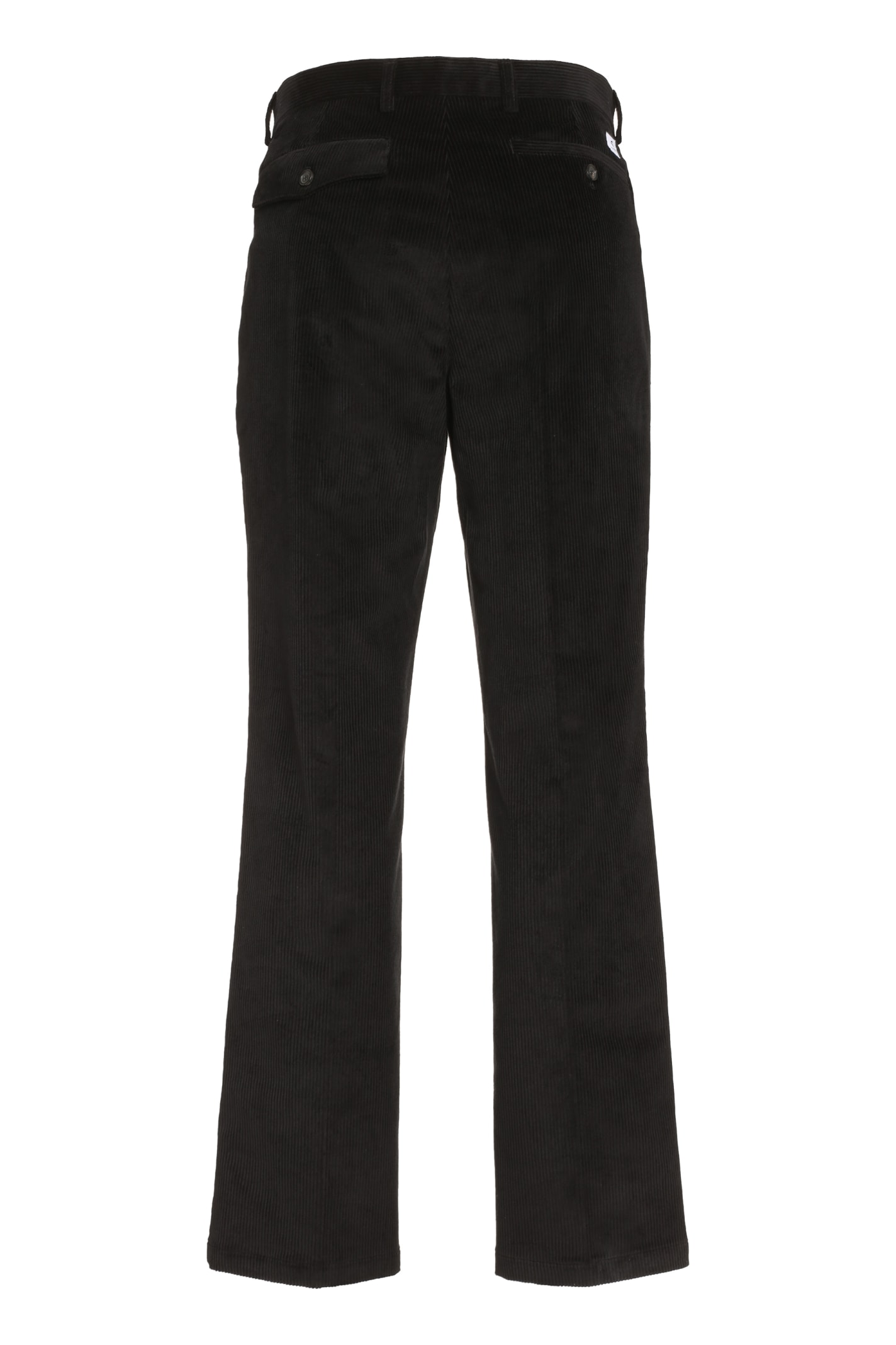 Department Five Drake Corduroy Trousers In Black