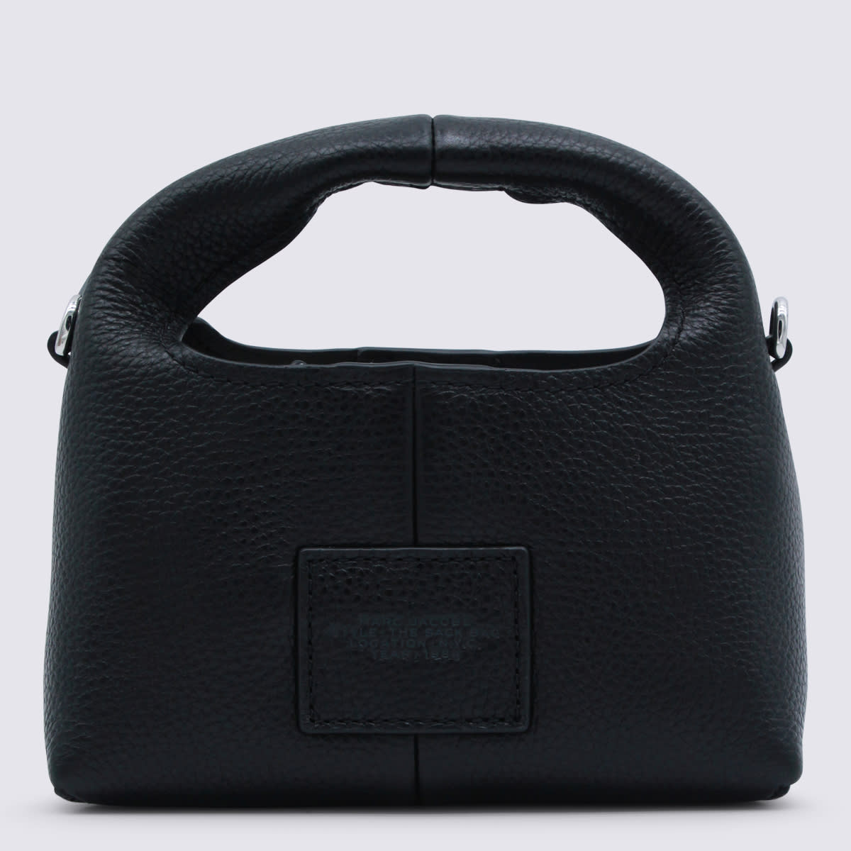 Marc Jacobs Black Leather The Micro Crossbody Sac In Black