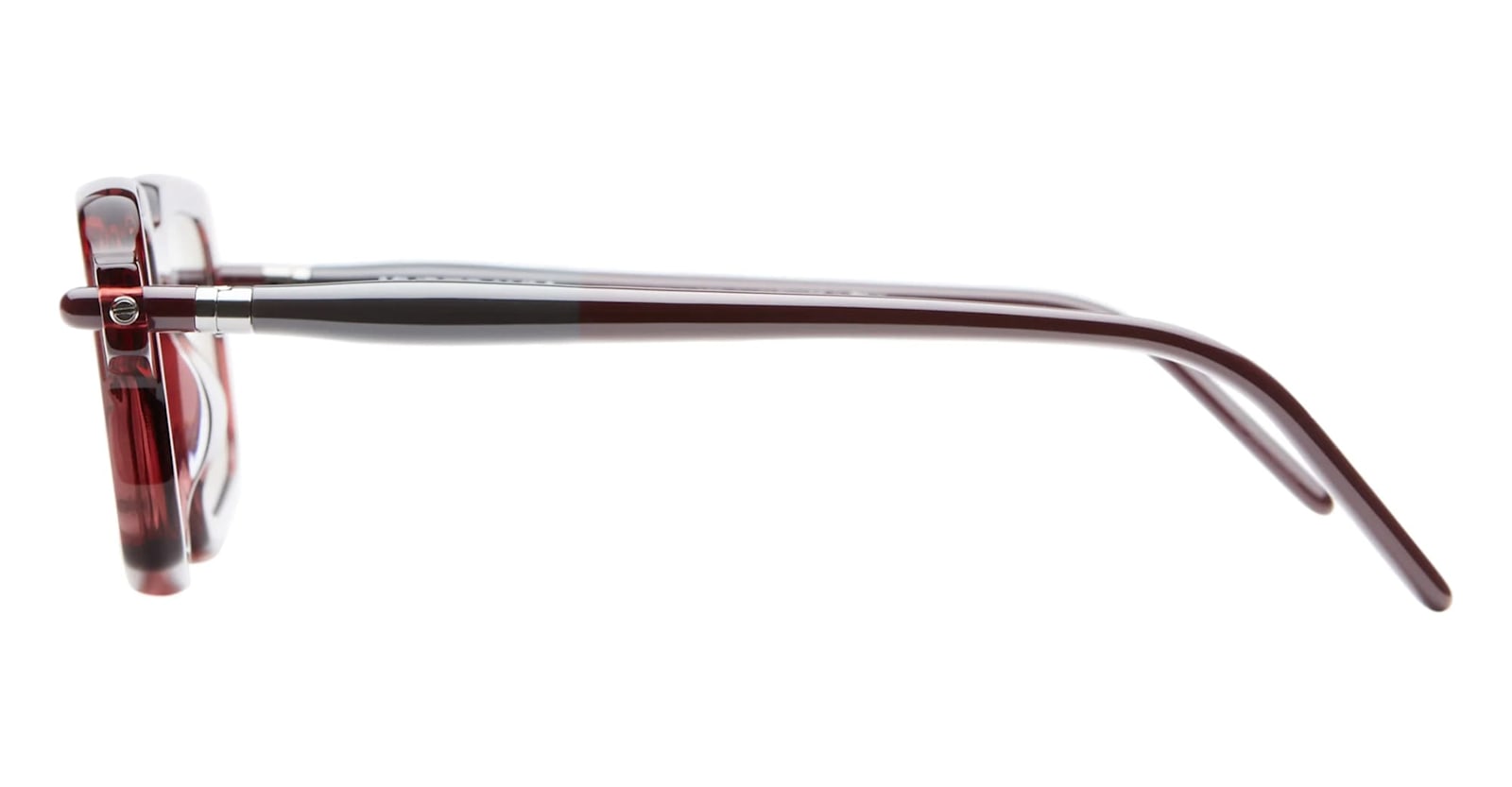 Kuboraum Mask P23 Bx - Bordeaux Sunglasses In Red