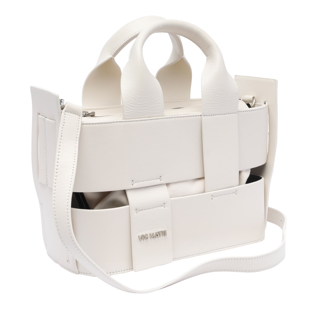 VIC MATIE LEATHER HANDBAG
