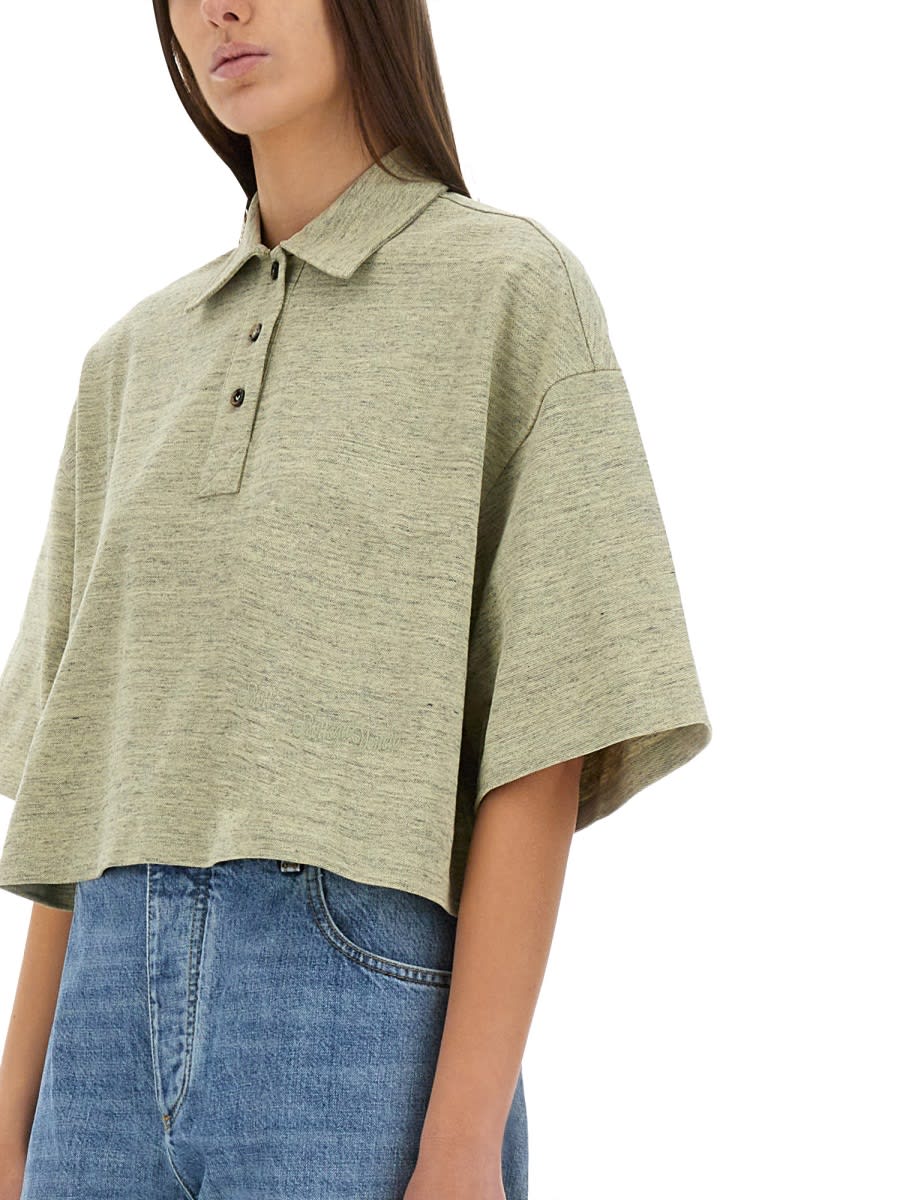 BOTTEGA VENETA COTTON PIQUE POLO SHIRT