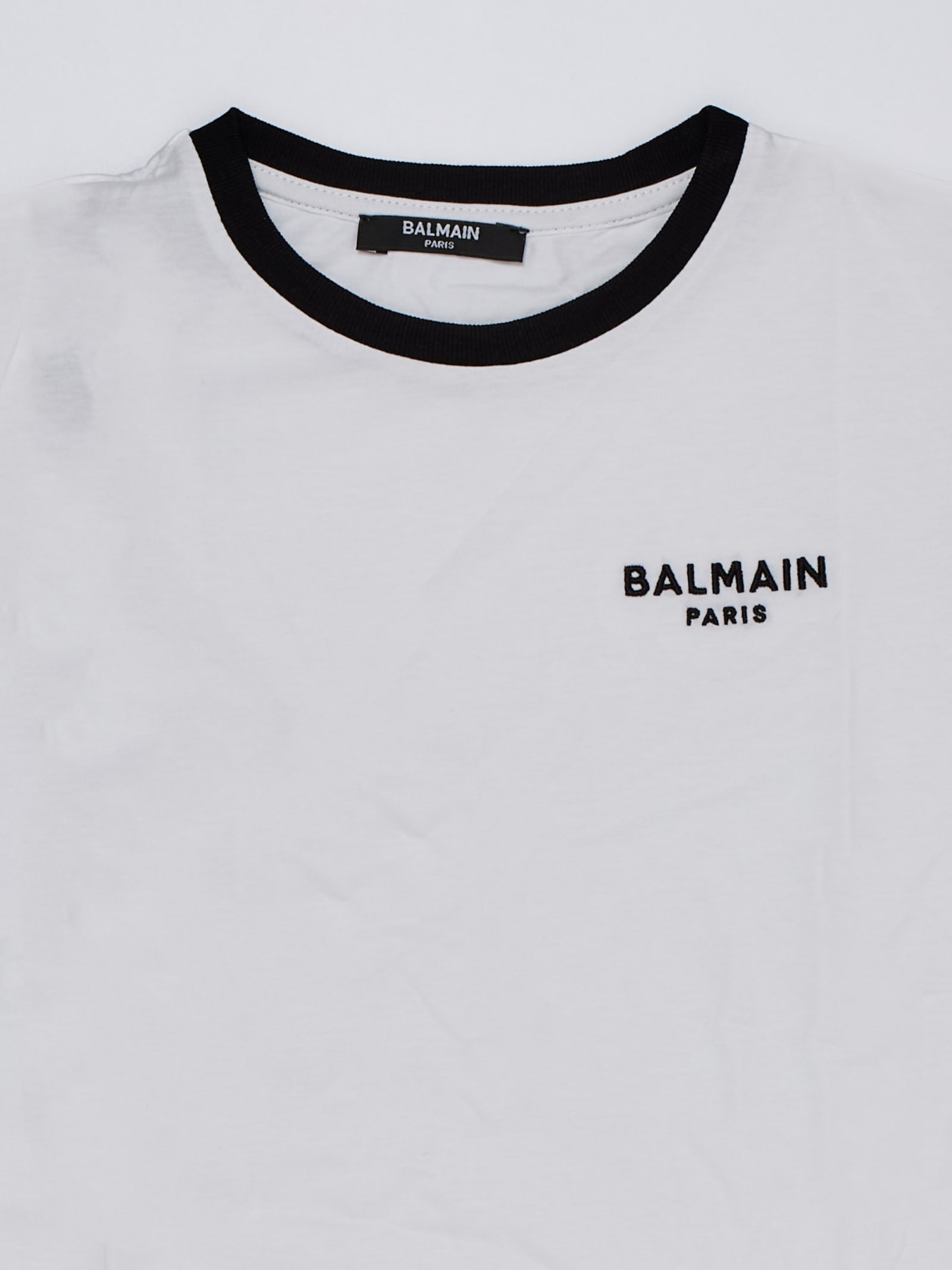 Shop Balmain T-shirt T-shirt In Bianco