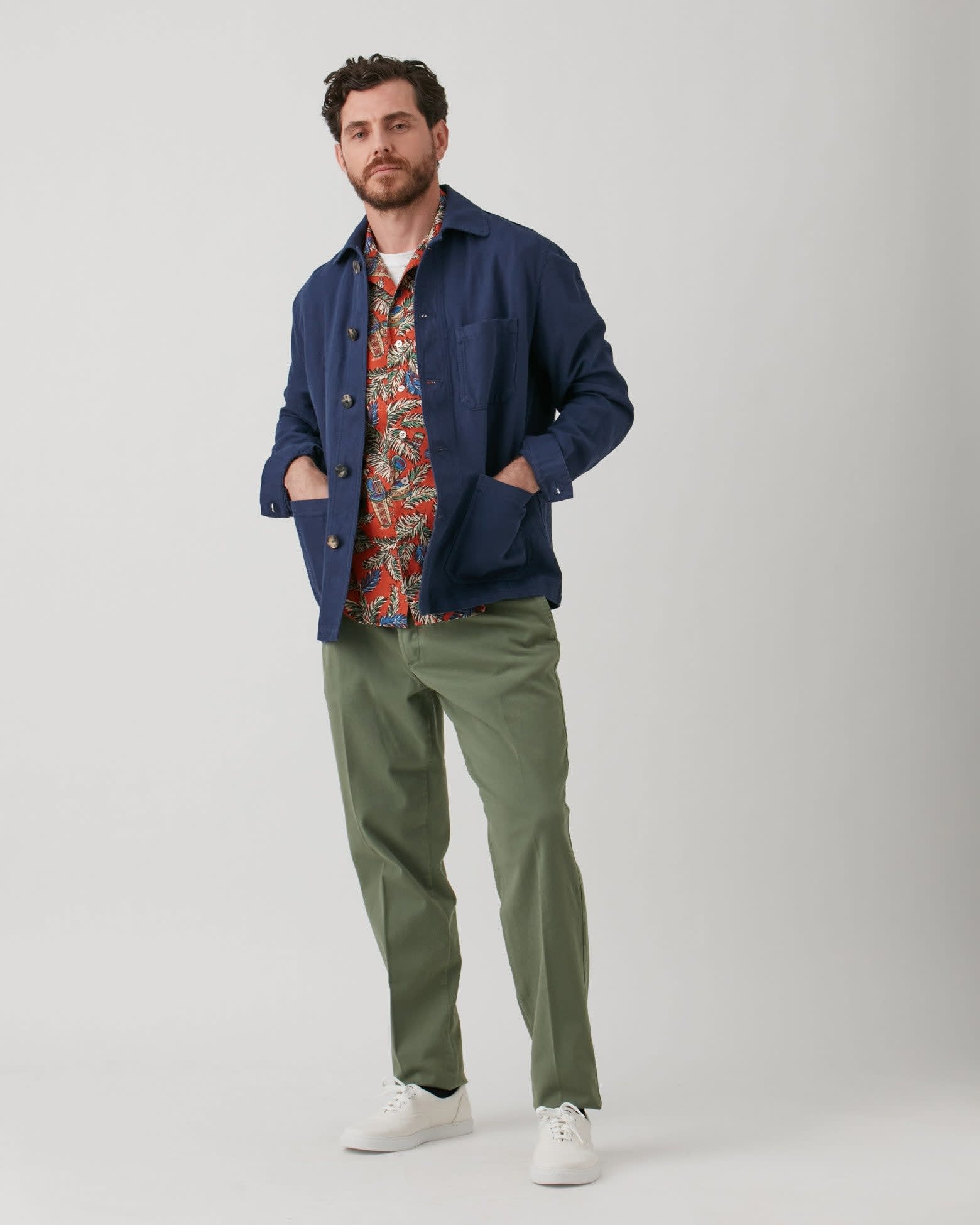 Doppiaa Aambala Tropical Pattern Shirt
