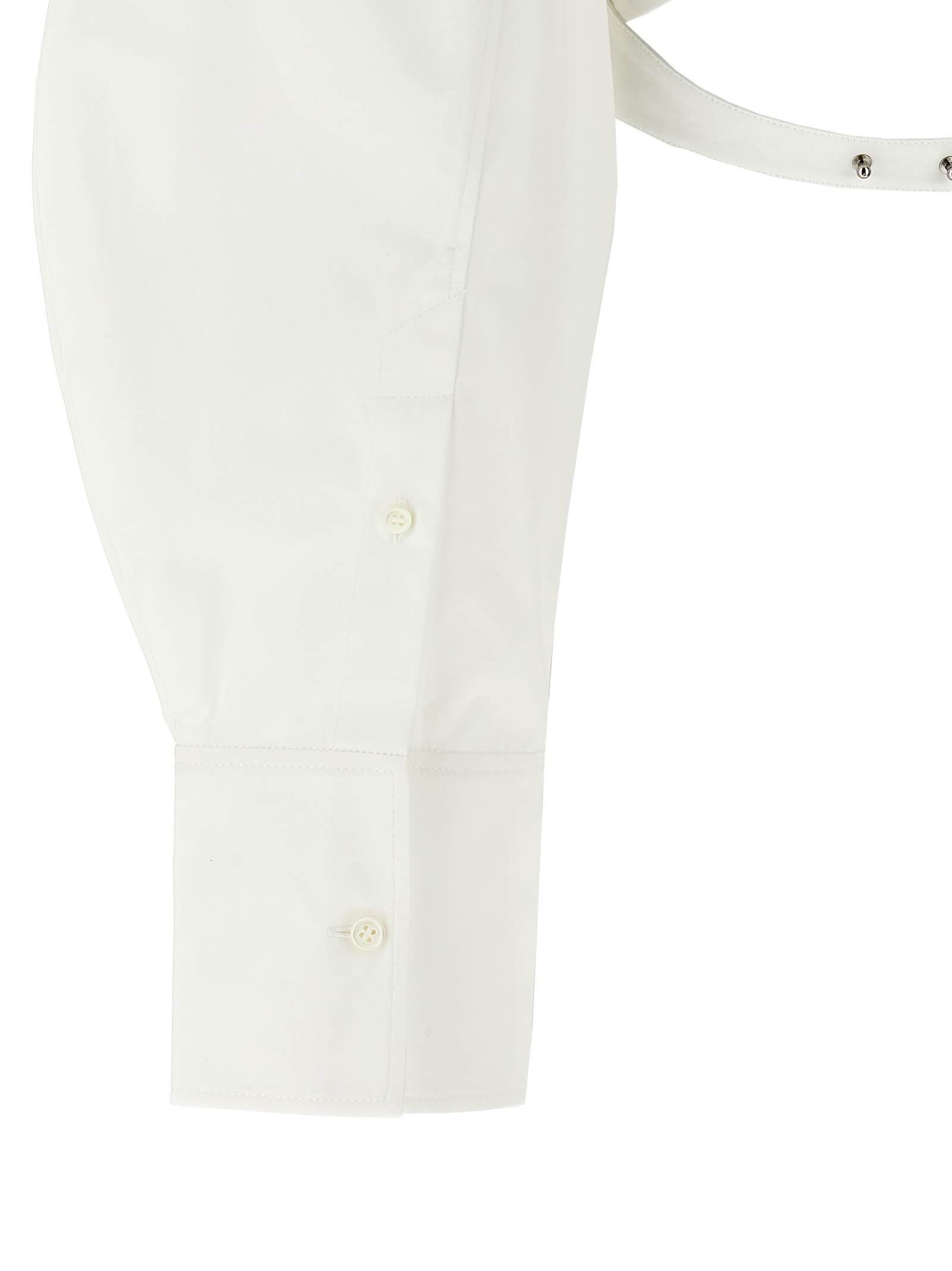 Shop Jacquemus Le Haut Casaco Blouse In White