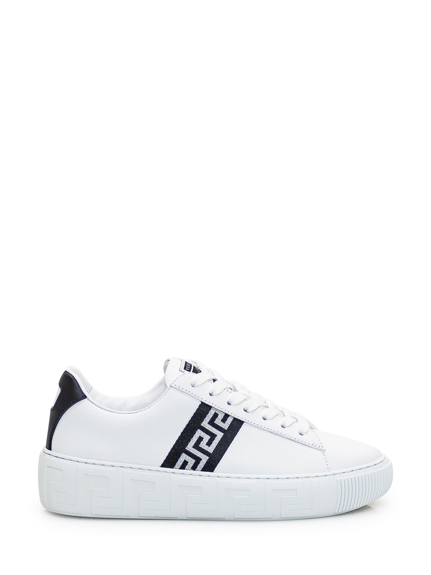 Greca-print Lace Up Sneakers