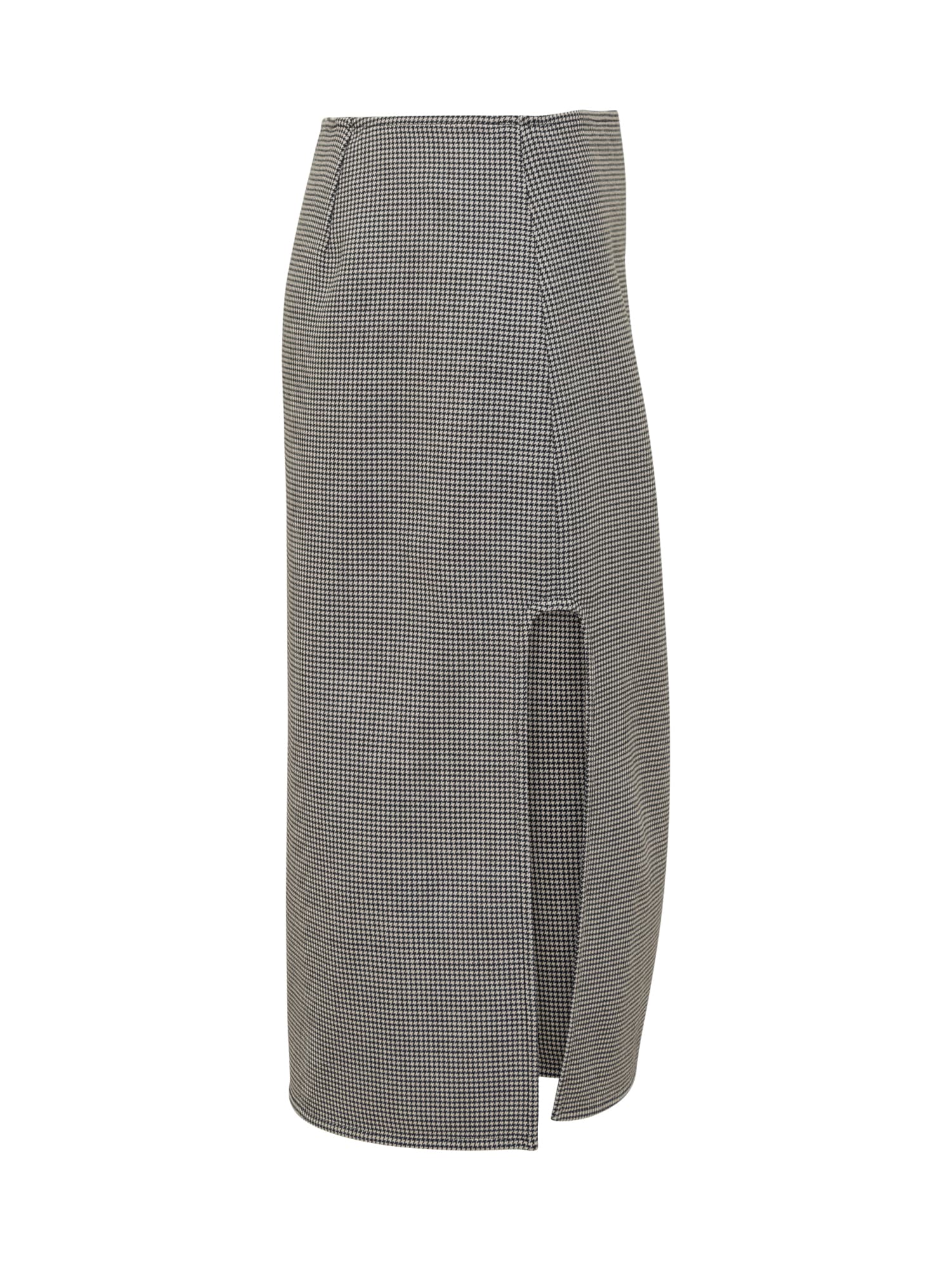 Shop Courrèges Long Skirt In Black Natural