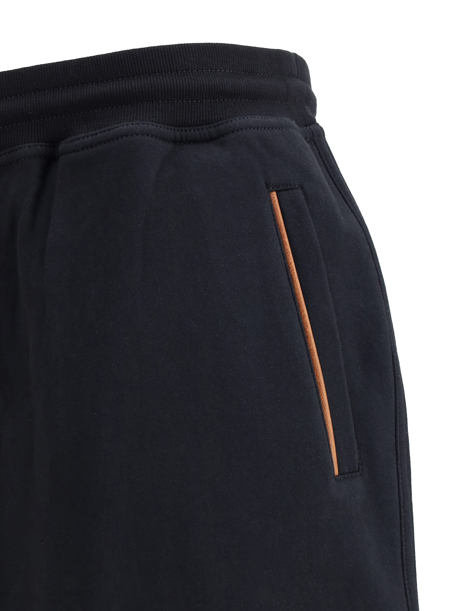 Brunello Cucinelli Elasticized Waistband Cotton Blend Shorts