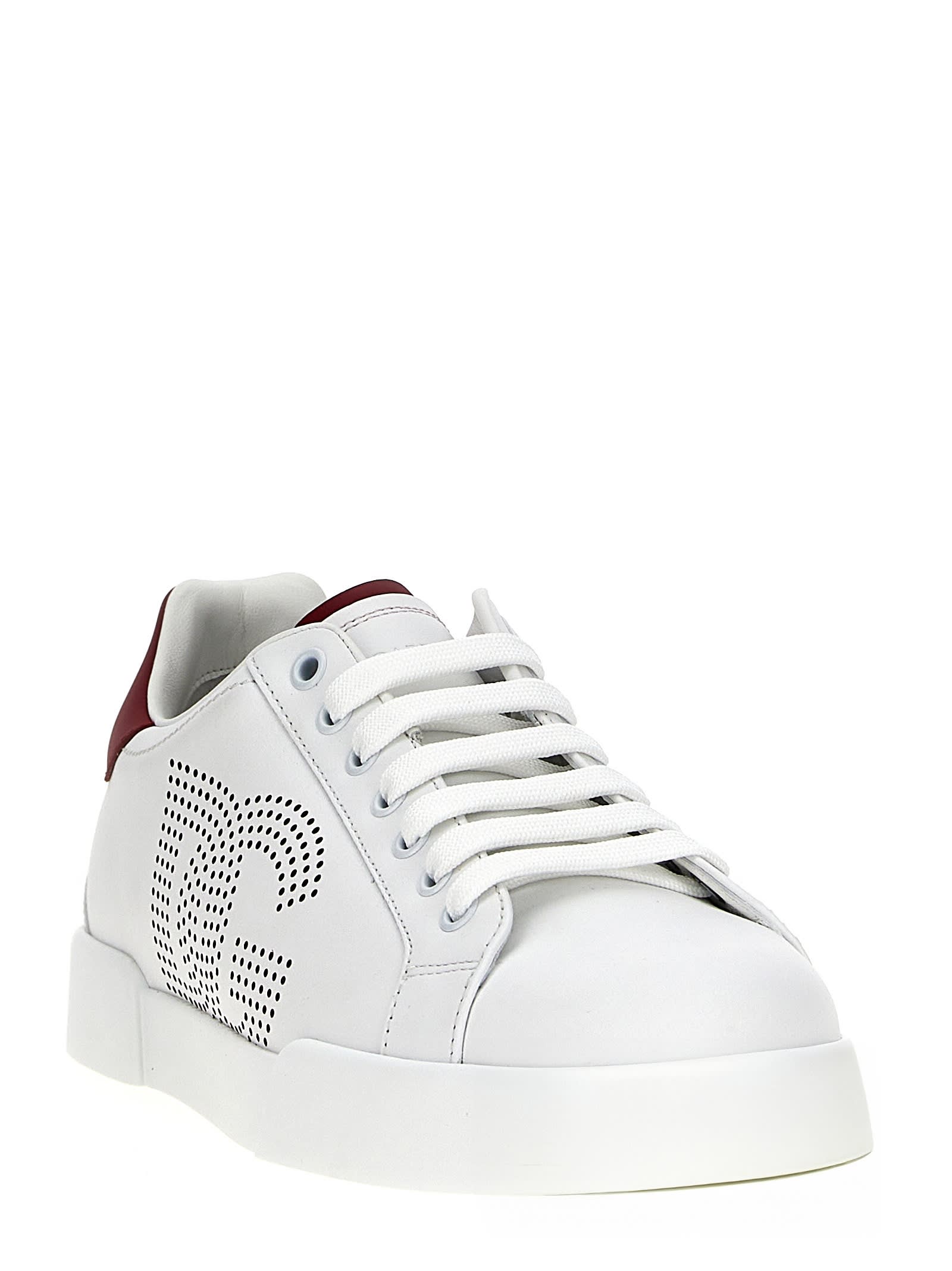 Shop Dolce & Gabbana Portofino Sneakers In Red