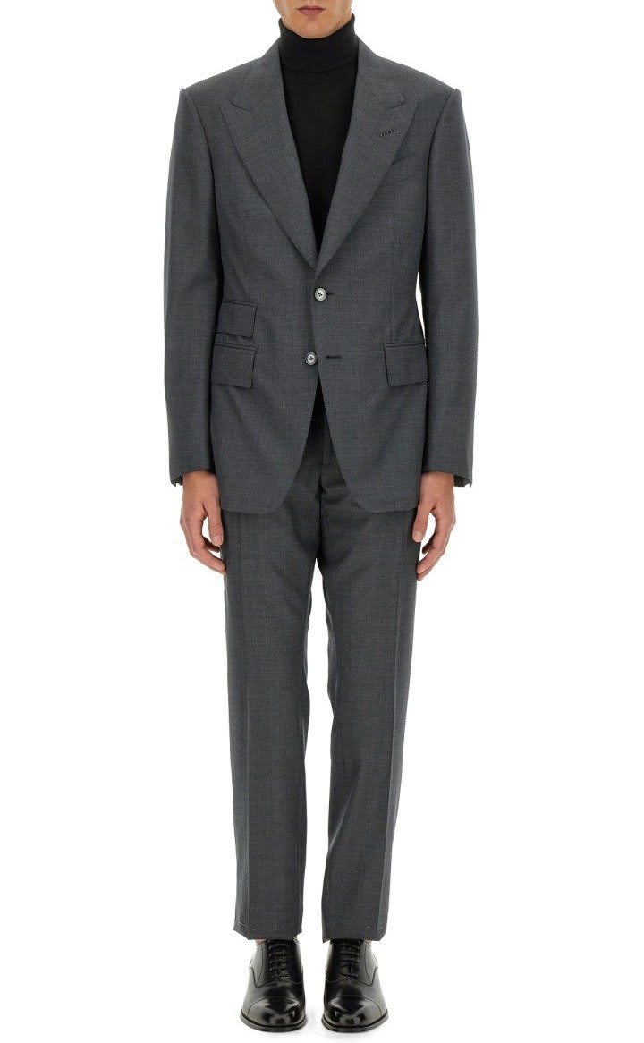 Shop Tom Ford Shelton Two-piece Tailored Suit In Grey