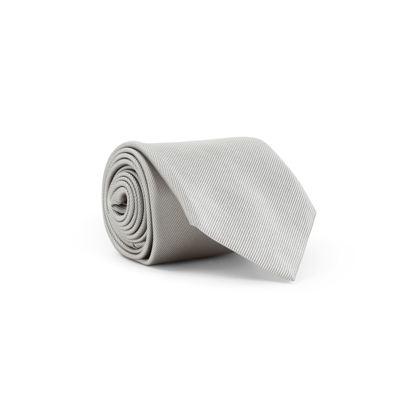 Tom Ford Subtle Ribbed Silk Tie In Nude Tones In White