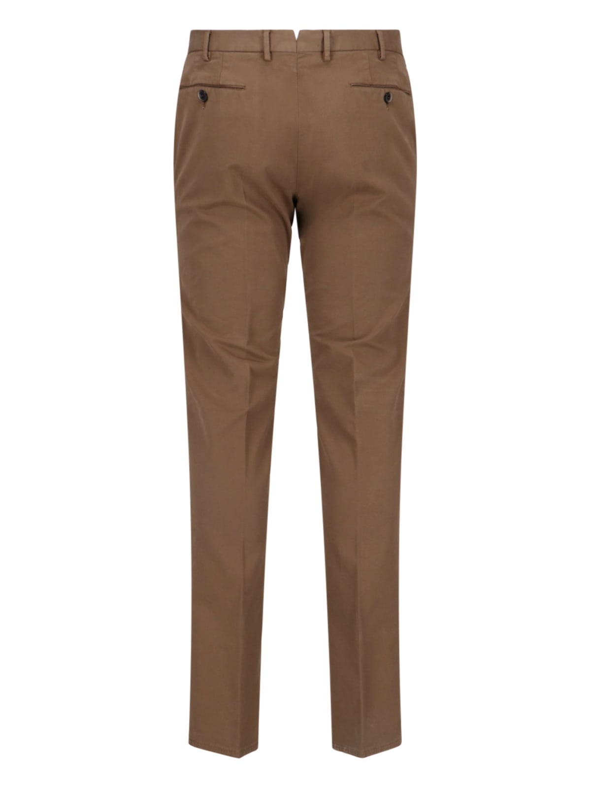 Shop Pt01 Slim Pants In Brown