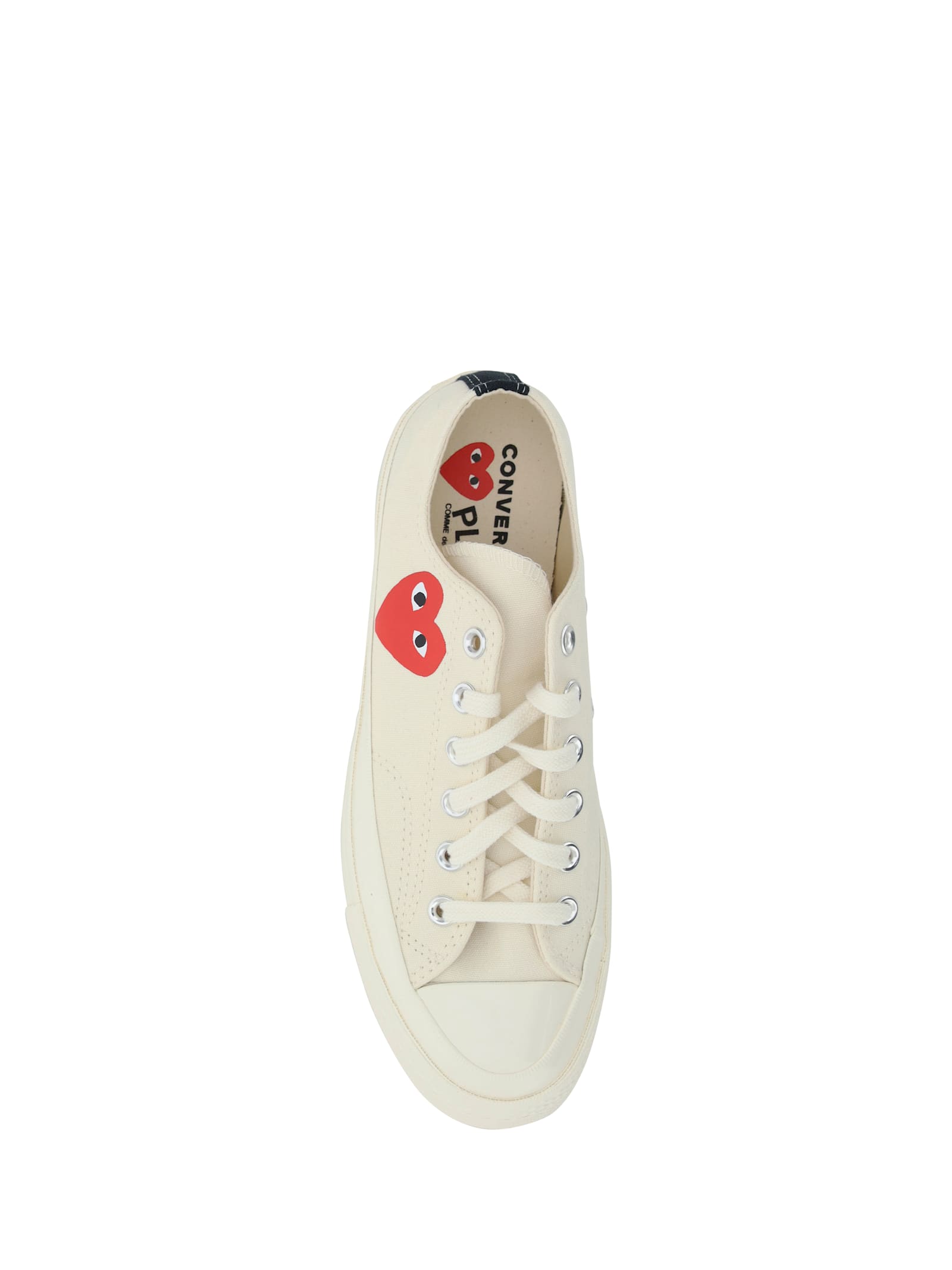 Comme Des Garçons Play Comme Des Garcons Play X Converse Sneakers In Beige