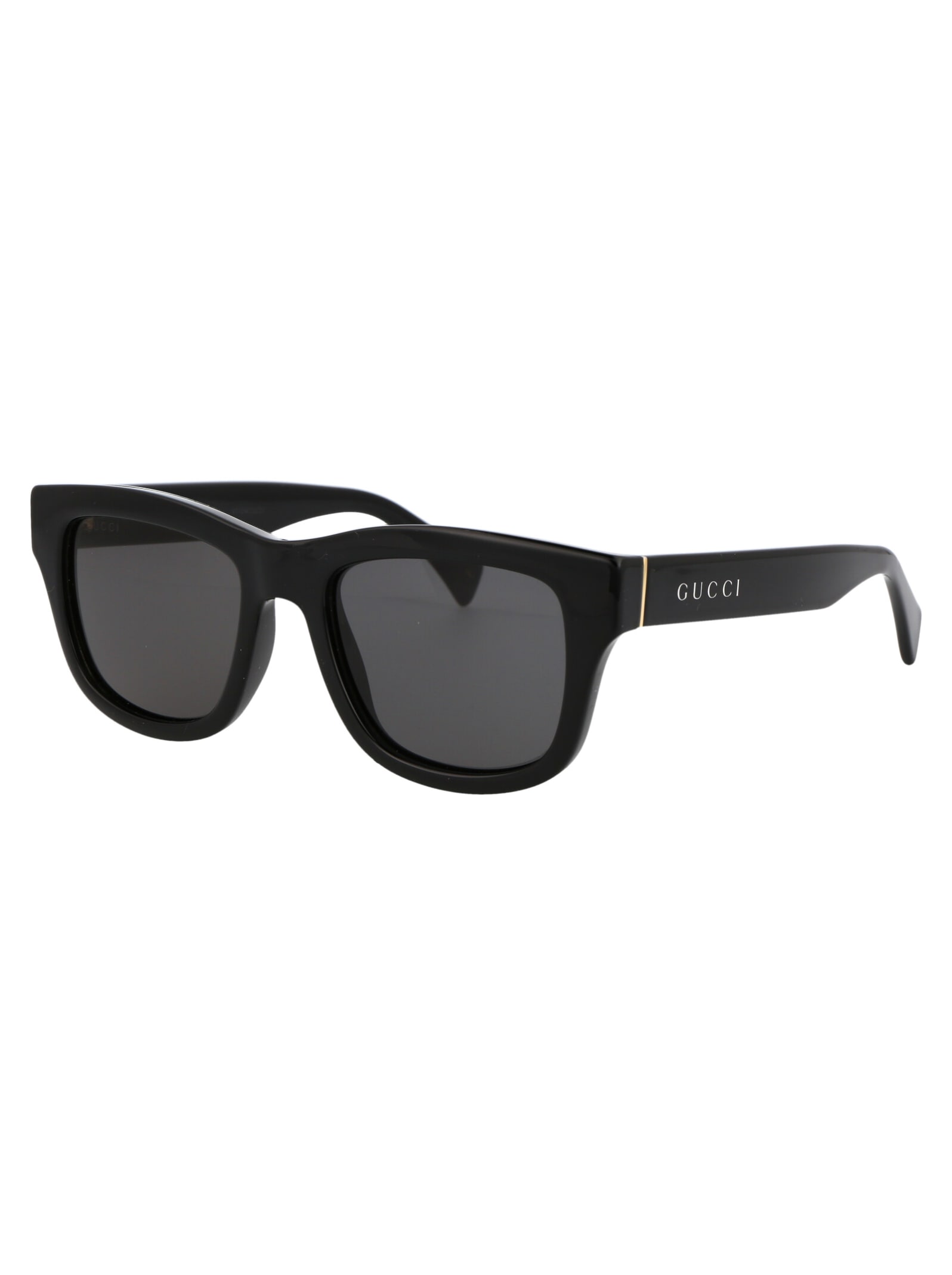 Shop Gucci Gg1135s Sunglasses In 002 Black Black Grey